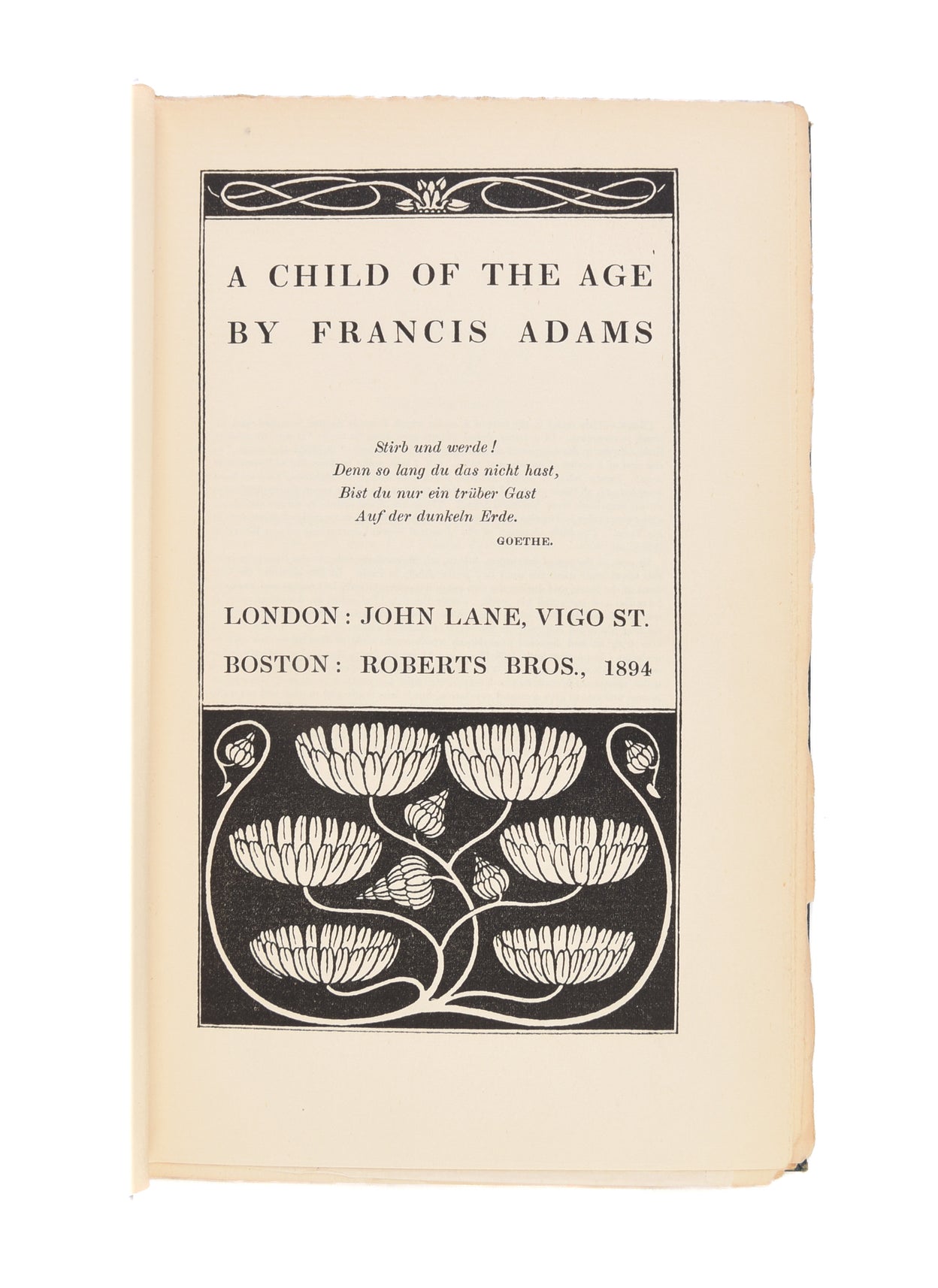 A Child of the Age.