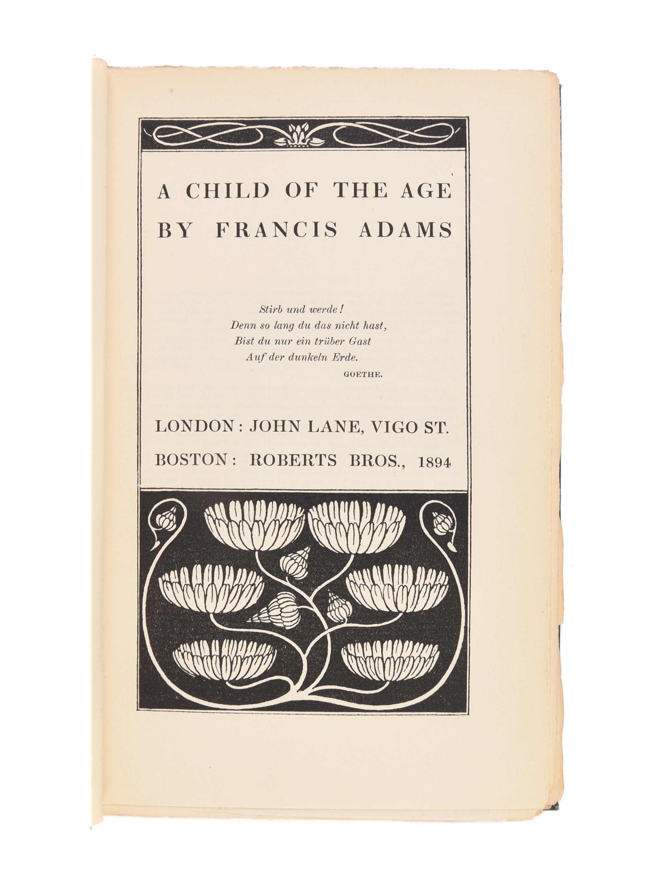 A Child of the Age.