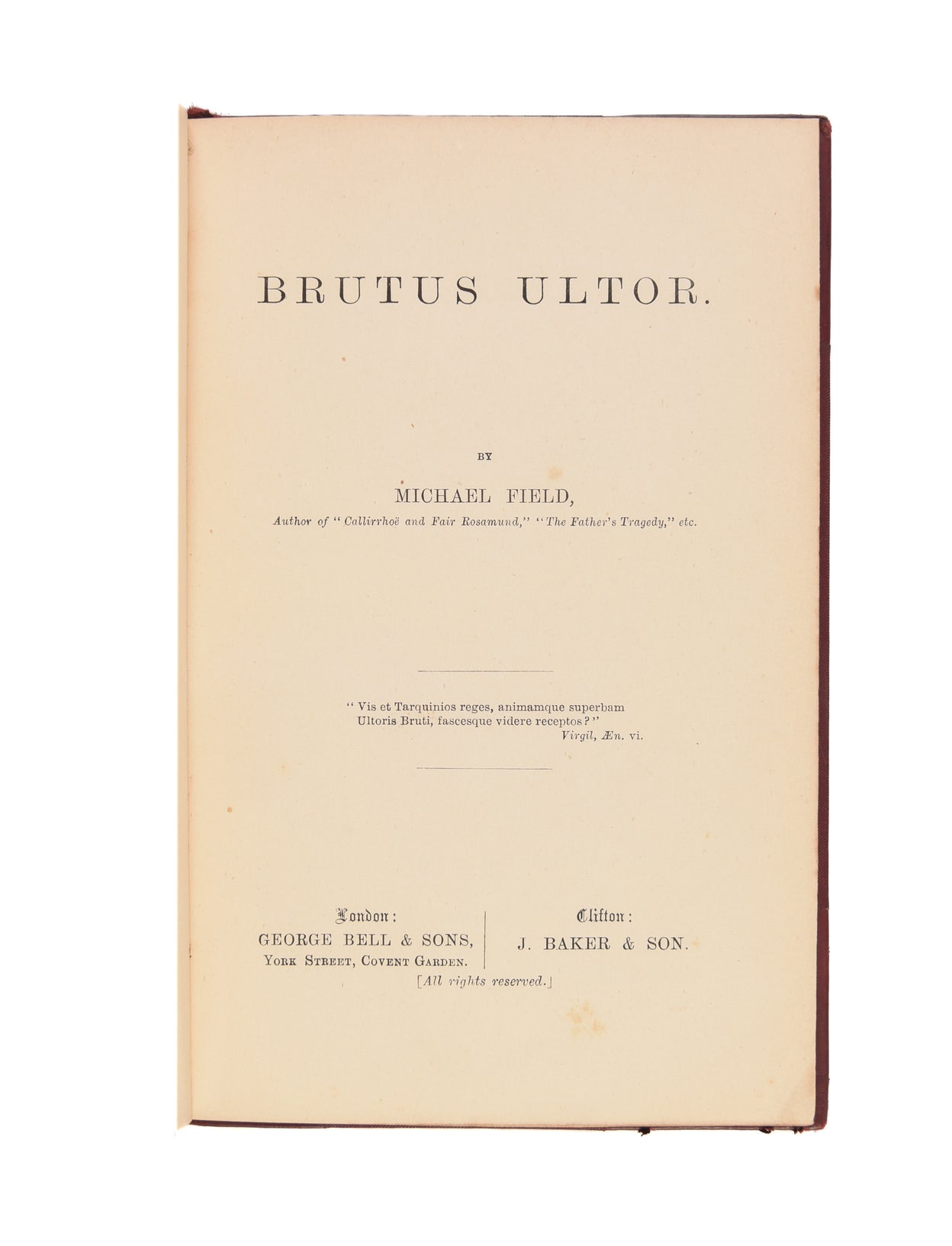 Brutus Ultor.