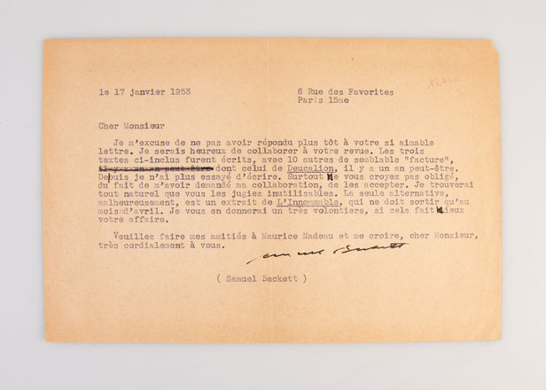 Typed Letter Signed (
