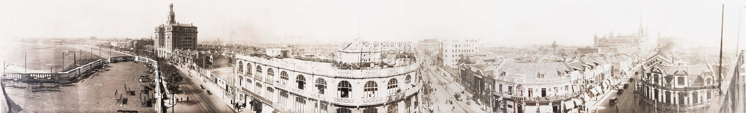 Two Panoramas of Shanghai.