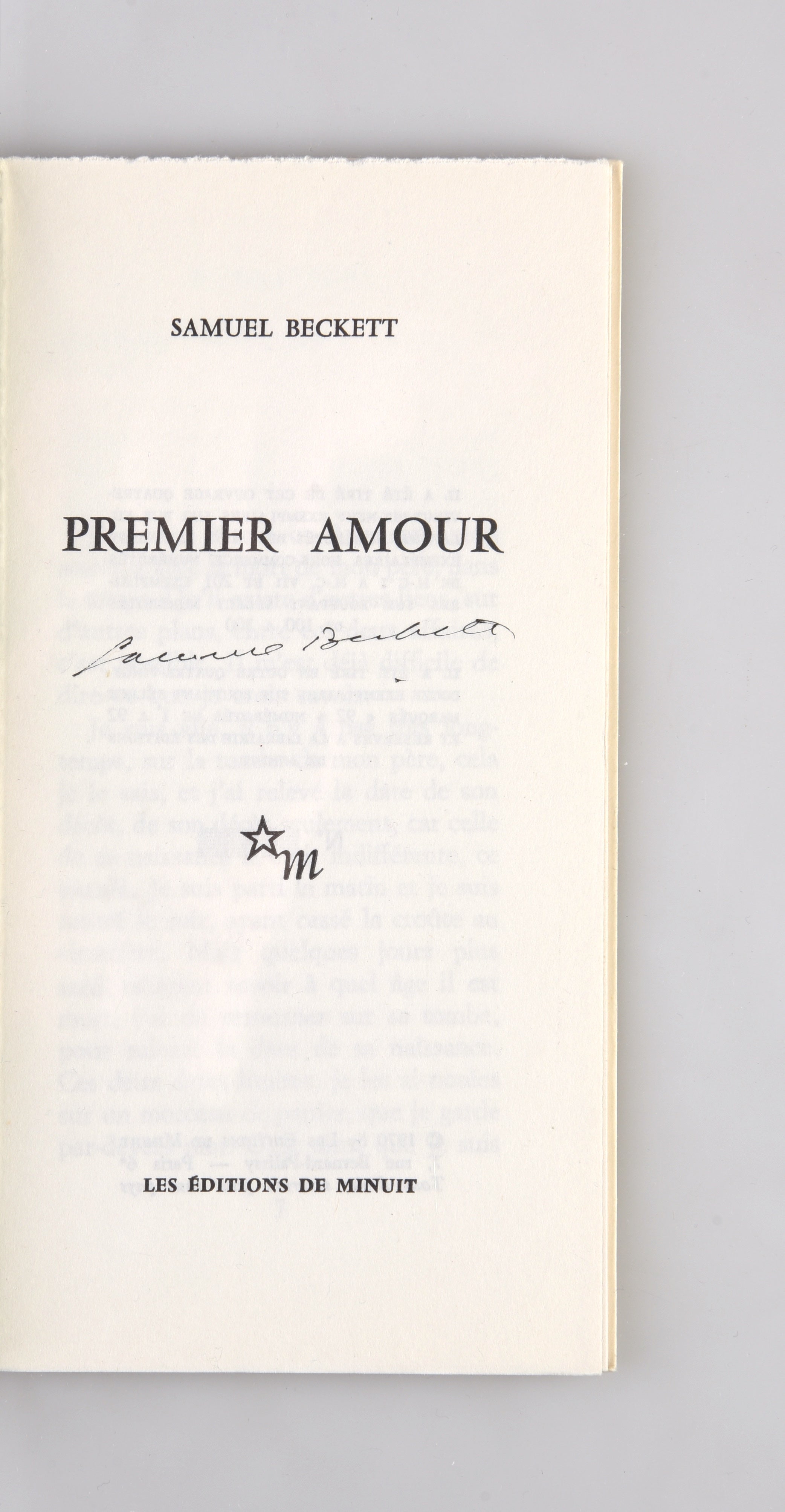 Premier Amour.