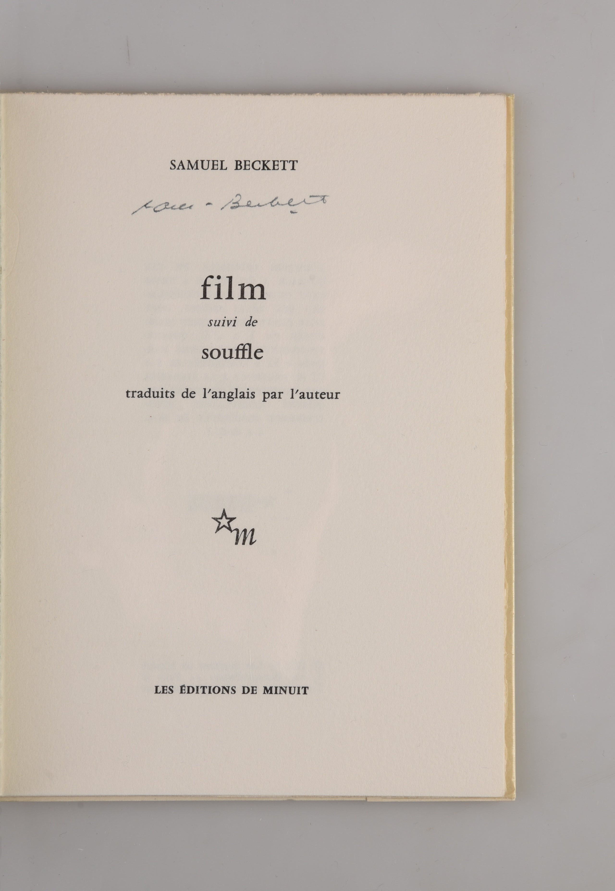 Film. suivi de souffle.