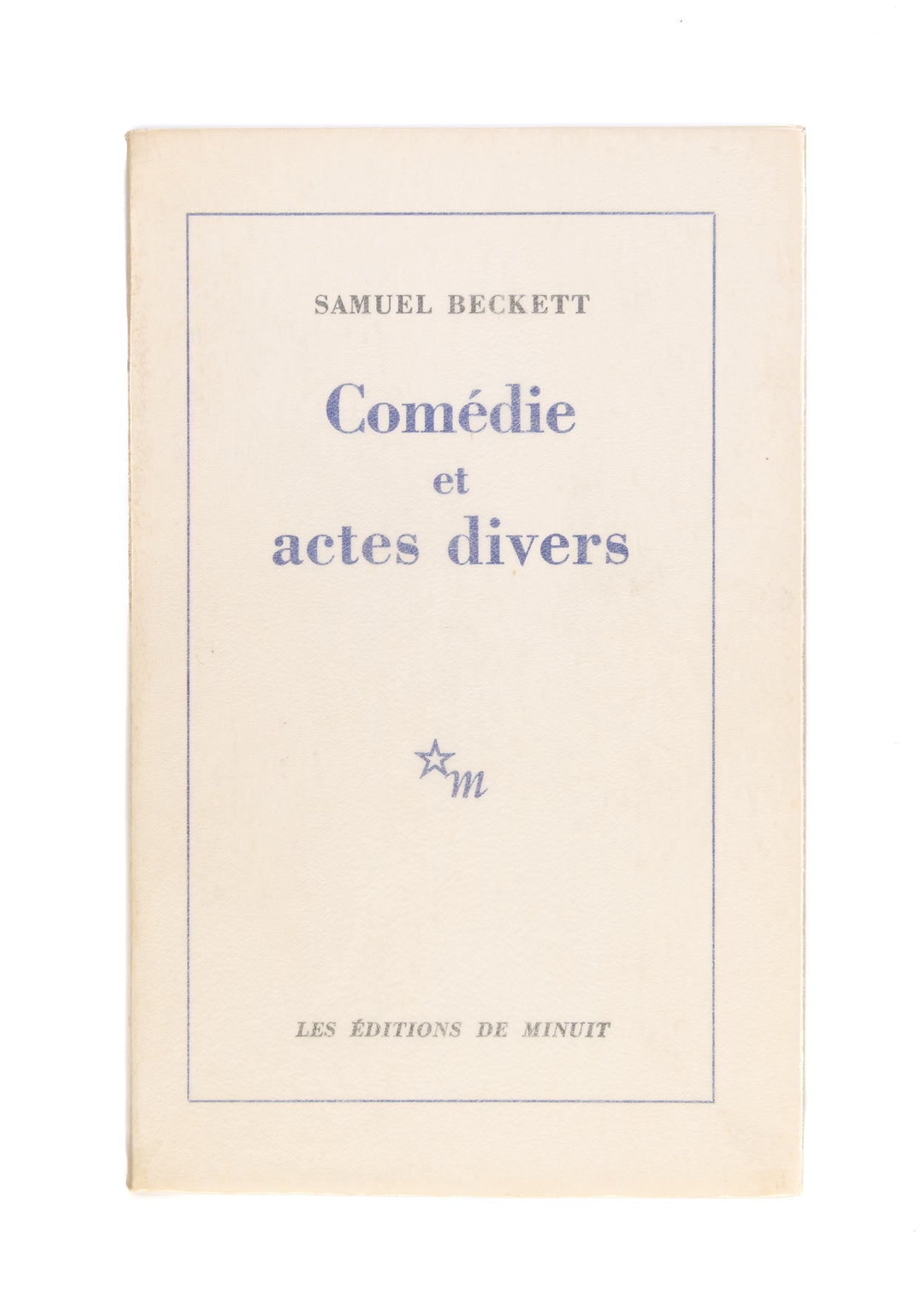 Comédie et actes divers.