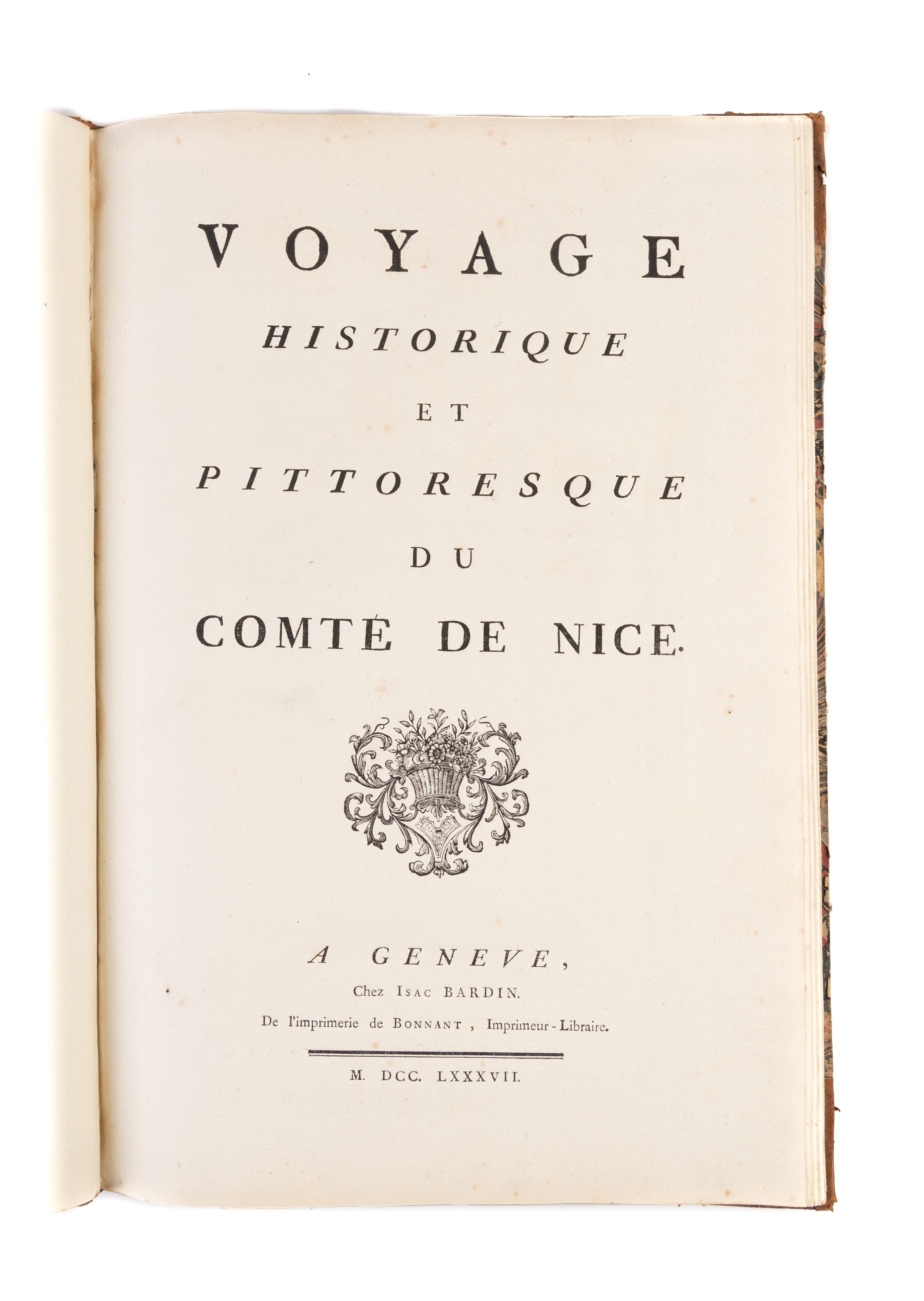 Voyage historique et pittoresque du comté du Nice.