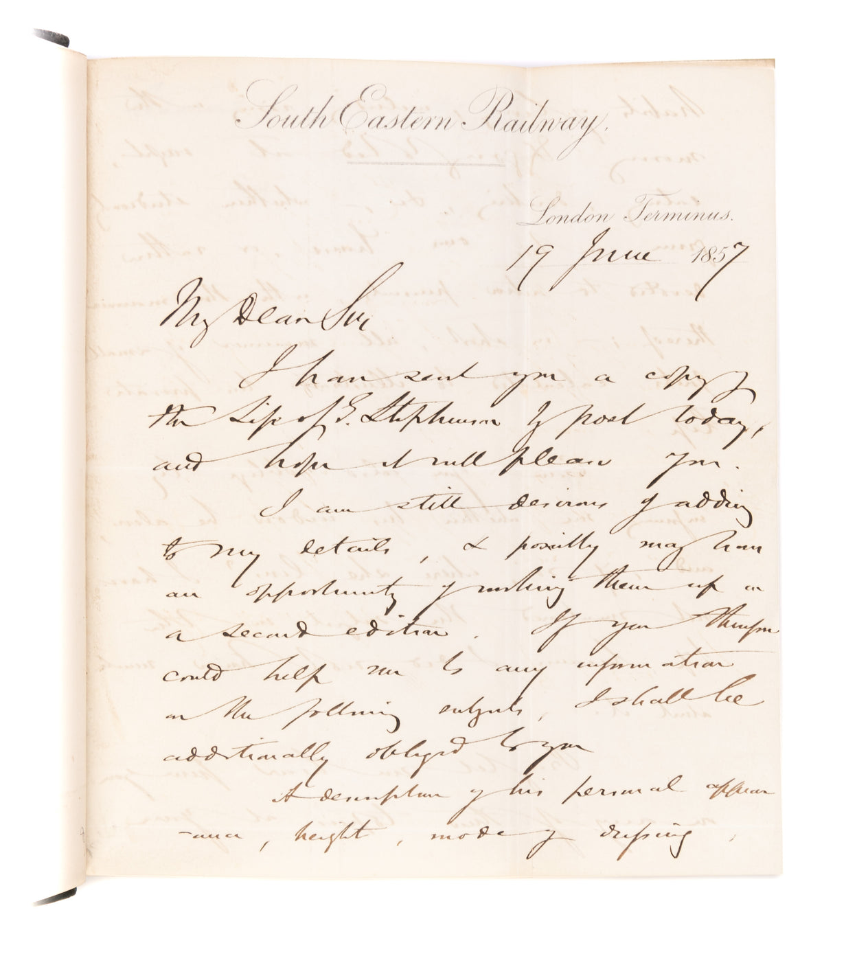 Life of George Stephenson, Railway Engineer.