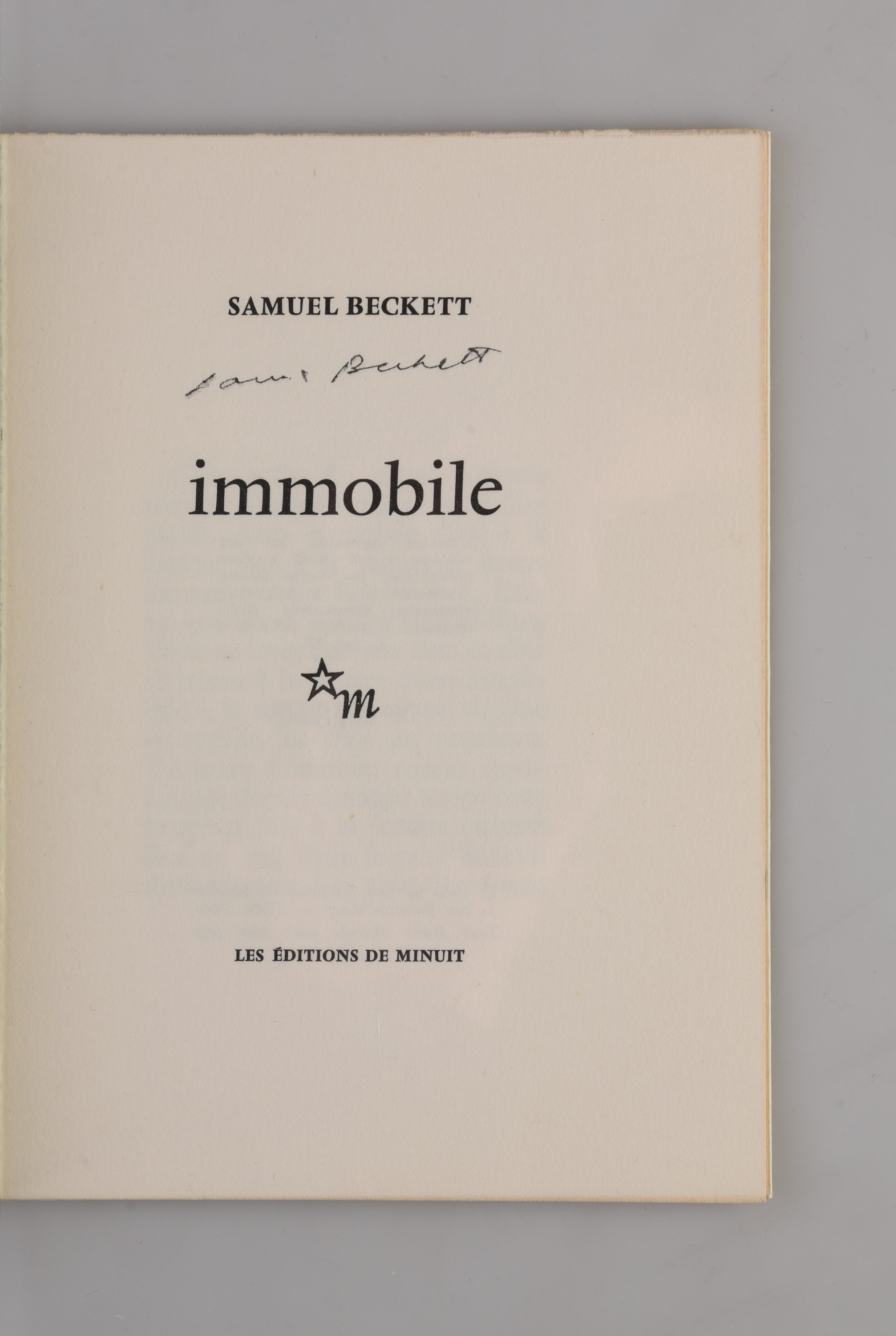Immobile.