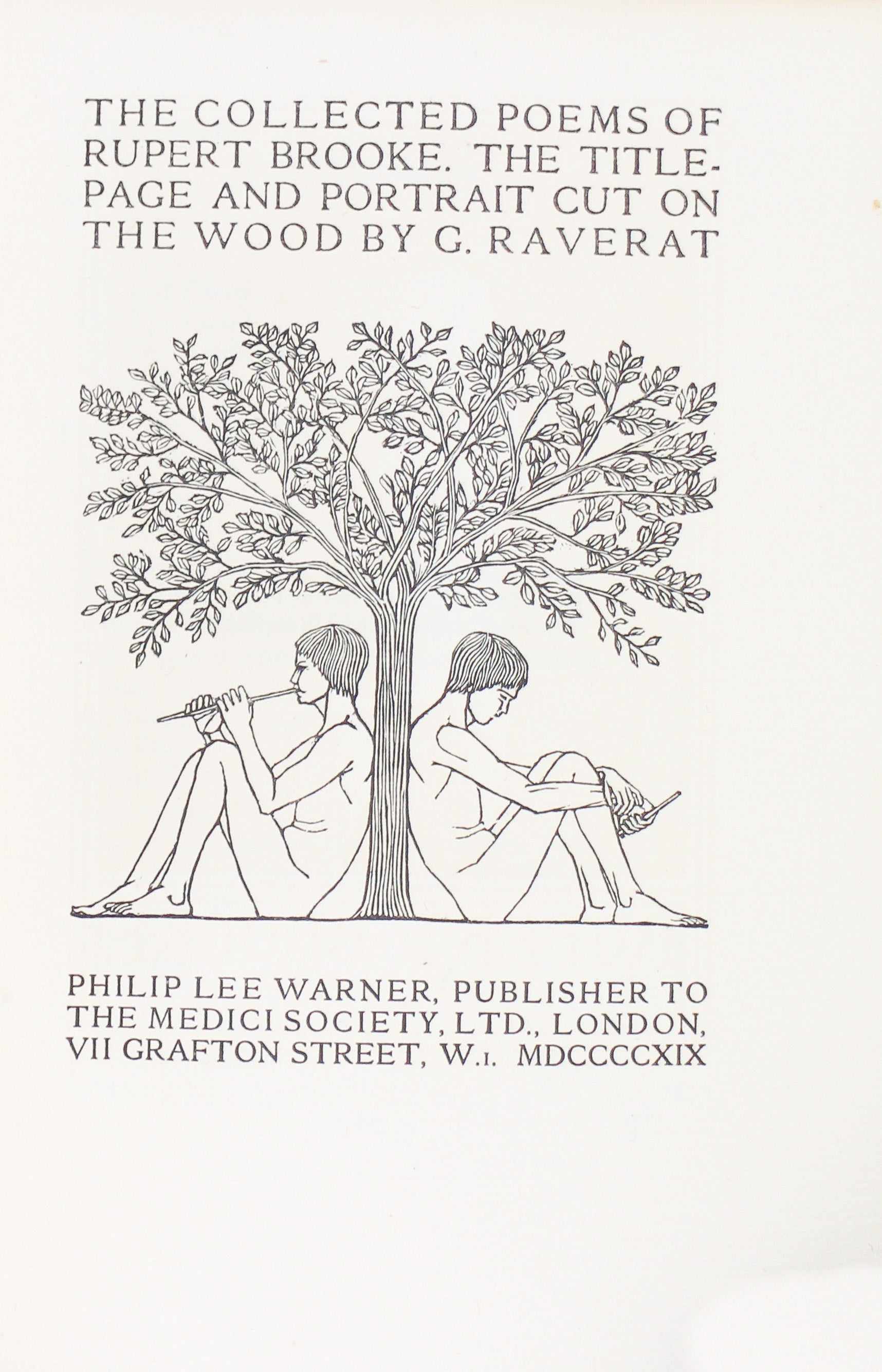 The Collected Poems of Rupert Brooke.
