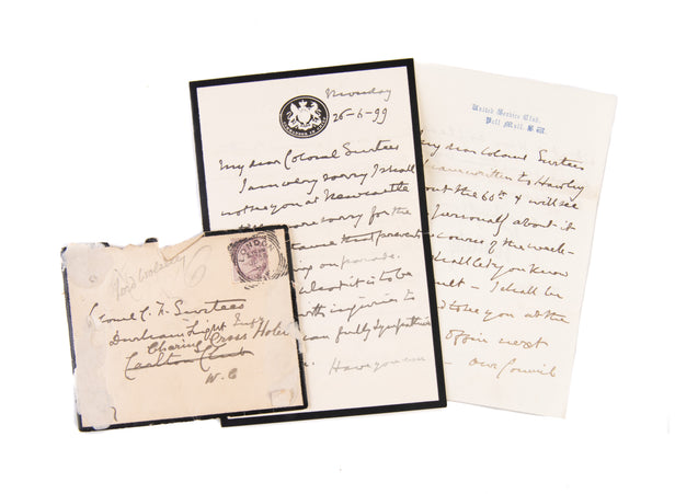 2 Autograph Letters Signed (