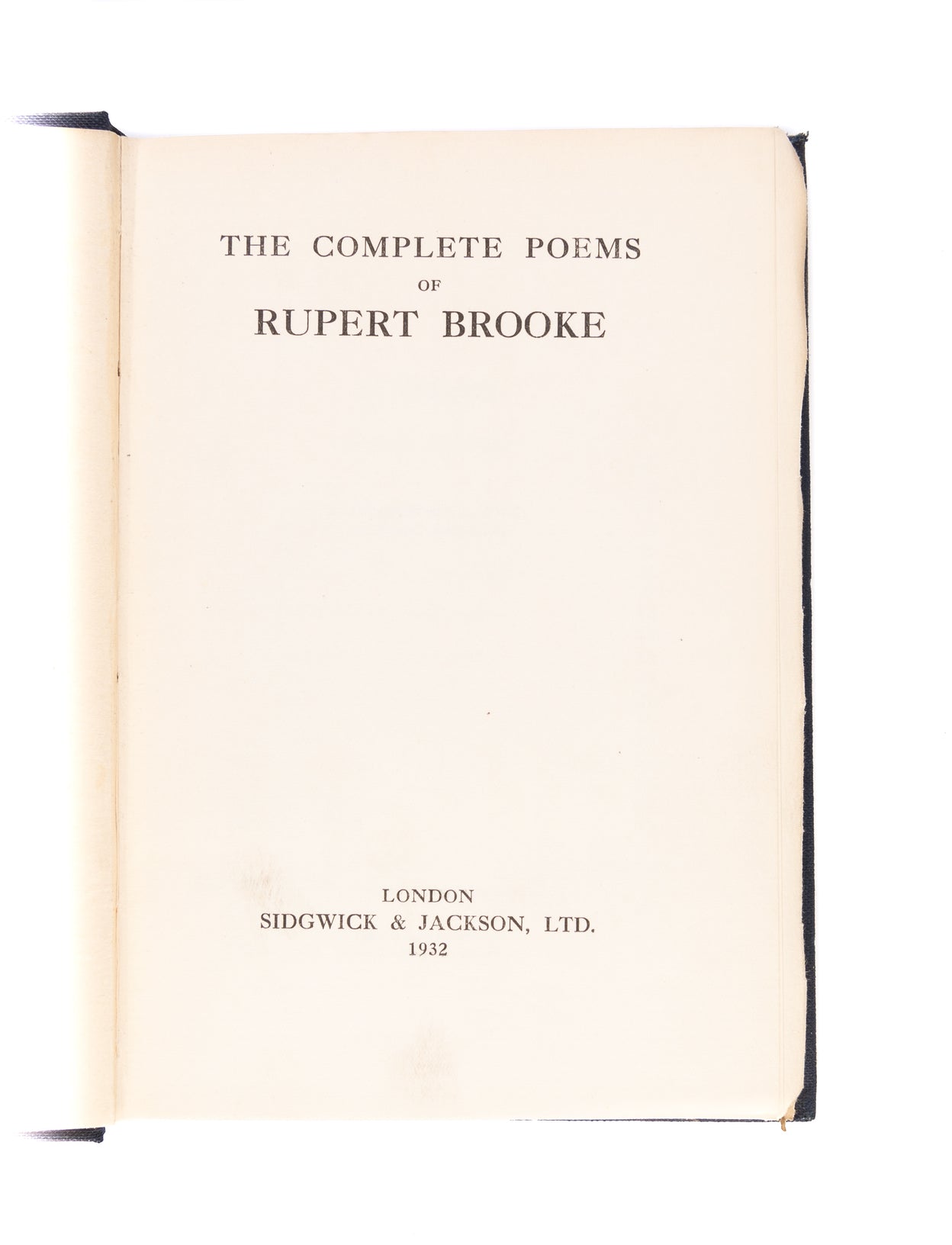 The Complete Poems of Rupert Brooke.