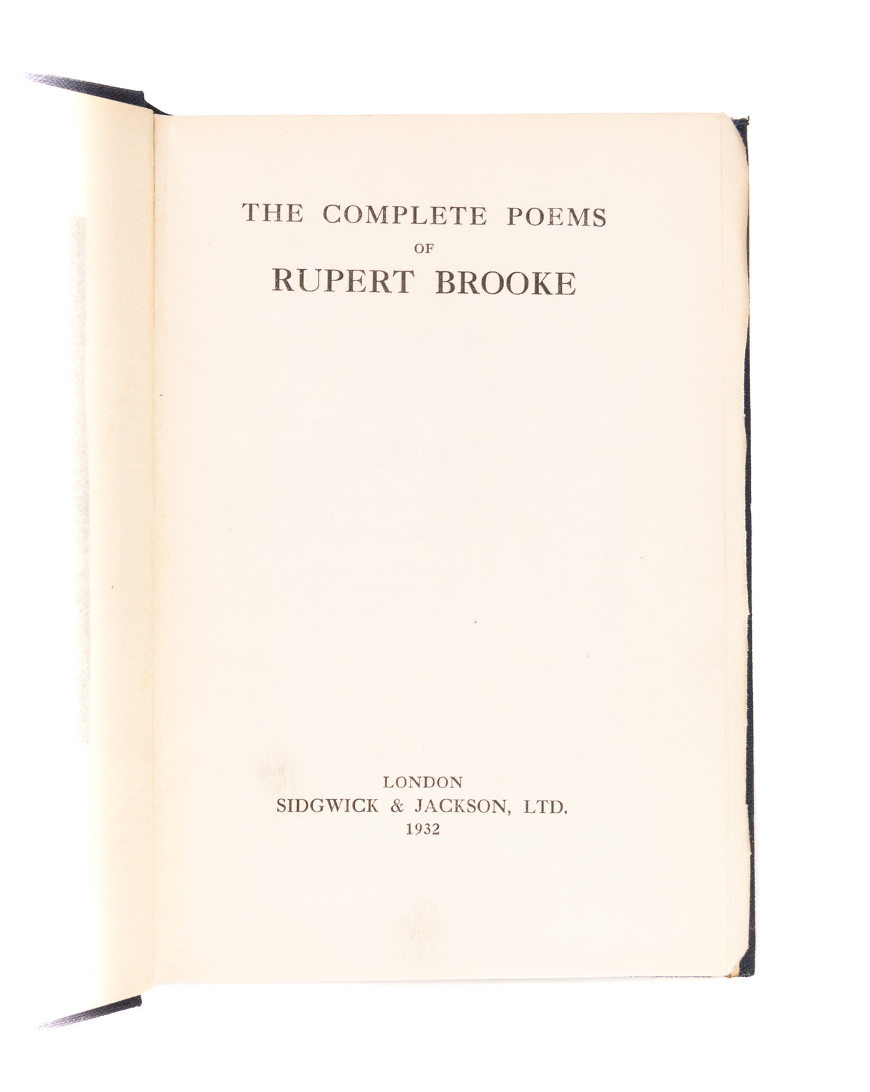 The Complete Poems of Rupert Brooke.