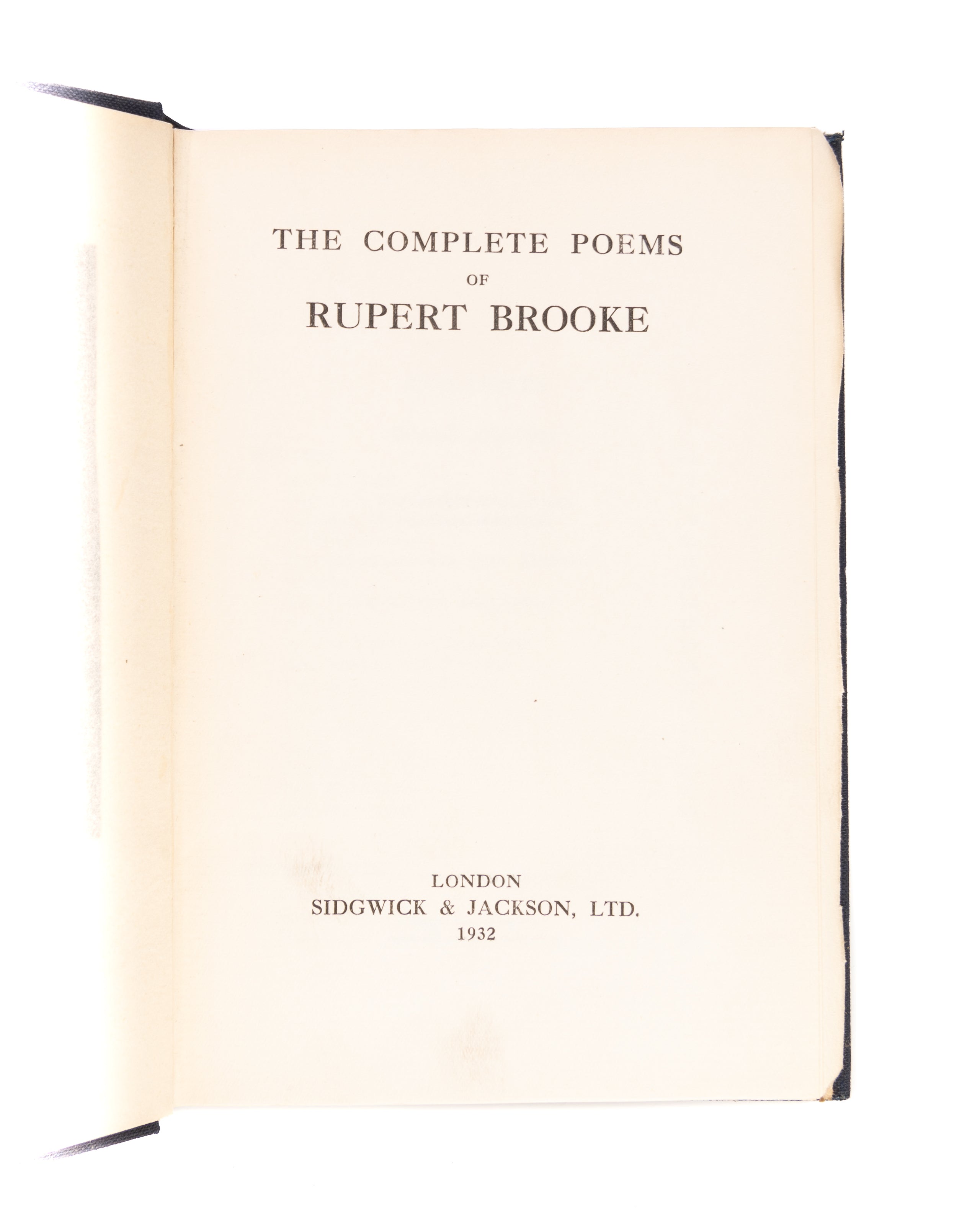 The Complete Poems of Rupert Brooke.