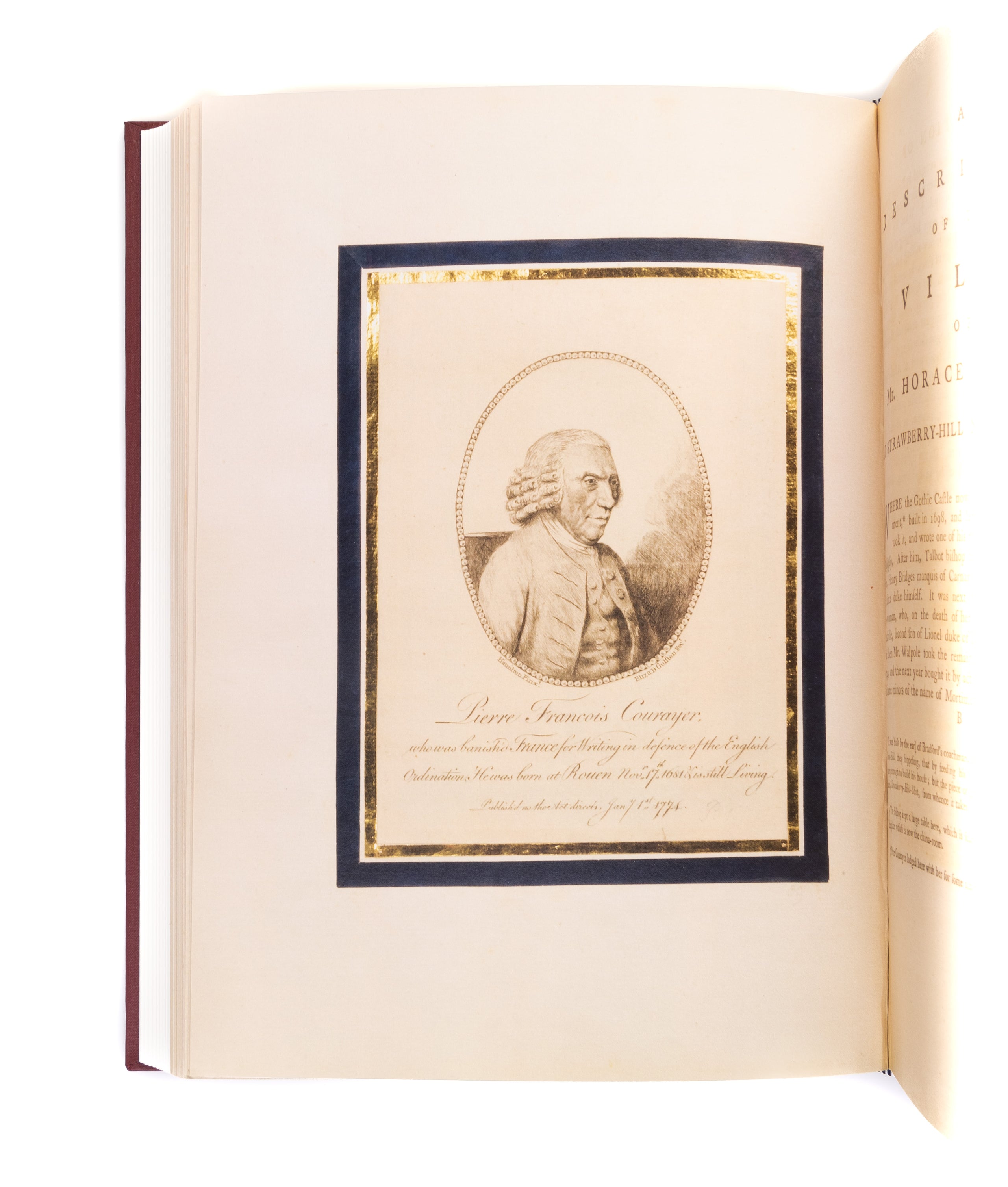A Description of the Villa at Strawberry-Hill. A facsimile of the copy extra-illustrated for Charles Bedford in the collection of Lord Waldegrave of North Hill. Edited by Nicolas Barker.