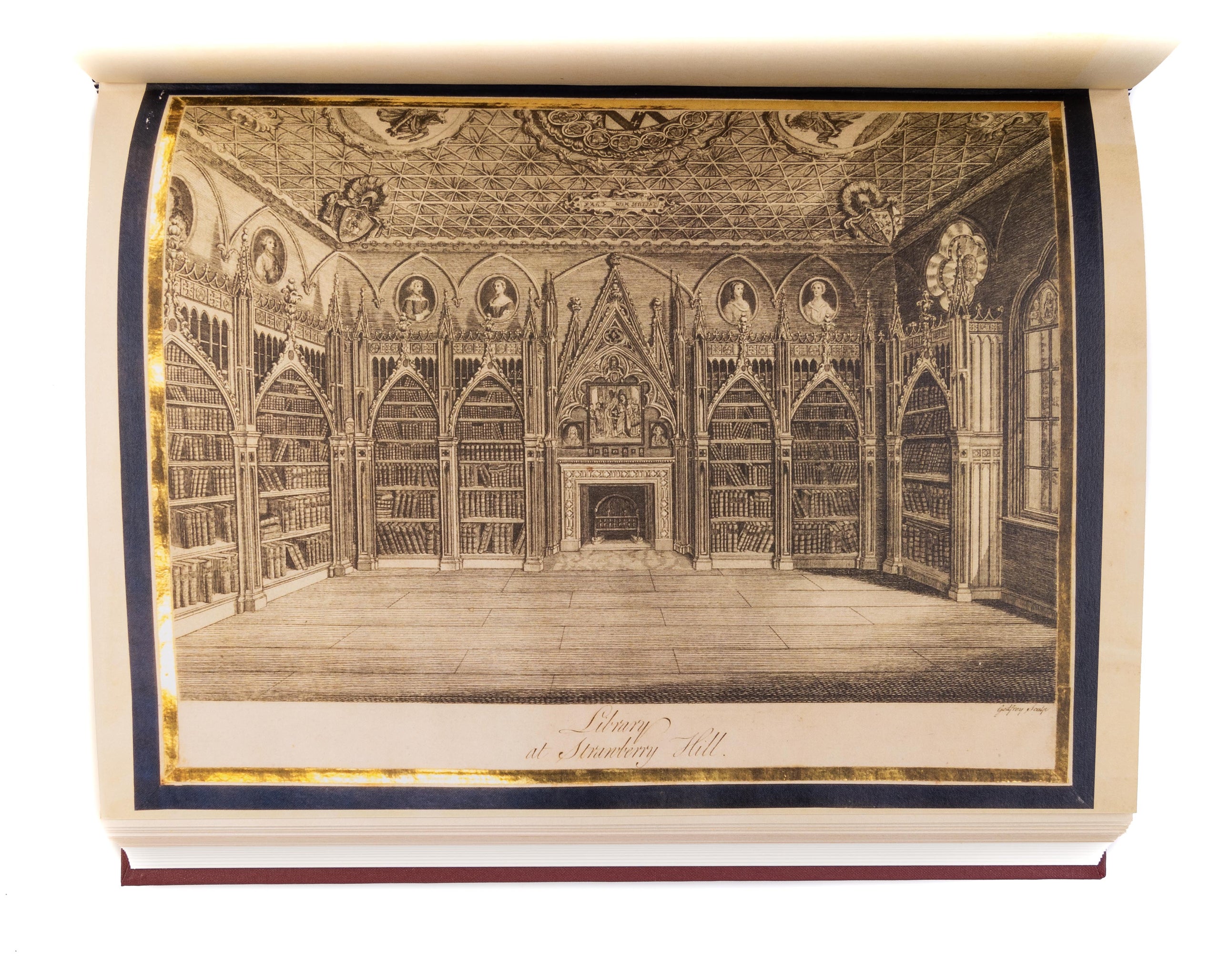 A Description of the Villa at Strawberry-Hill. A facsimile of the copy extra-illustrated for Charles Bedford in the collection of Lord Waldegrave of North Hill. Edited by Nicolas Barker.