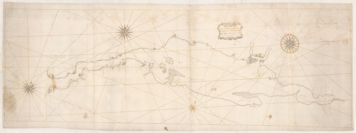 Plan. Hydrographic del Co[n]statinople