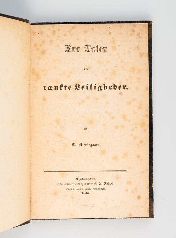 Tre Taler Ved Taenkte Leiligheder.