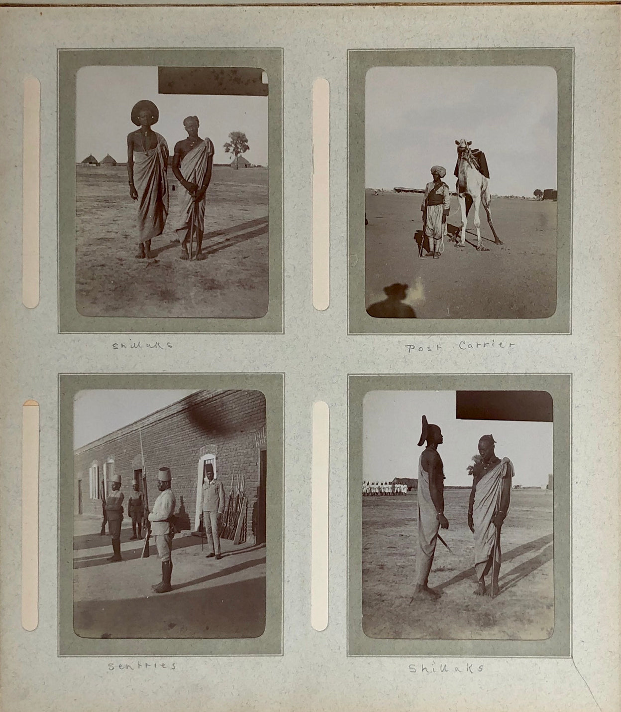 A well captioned snap album depicting troops, camel manoeuvres, inspections connected with the 15th Sudanese regiment.
