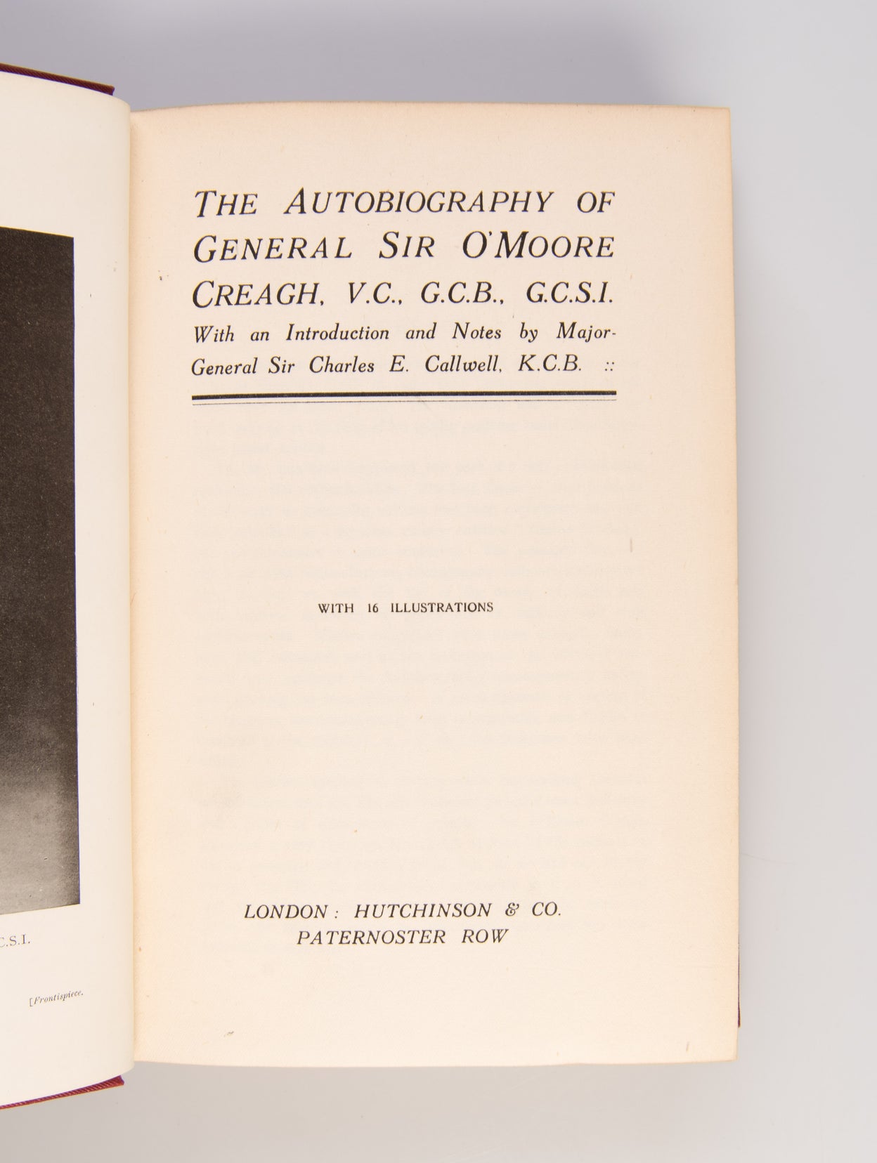 The Autobiography of General Sir O'Moore Creagh, V.C., G.C.B., G.C.S.I.