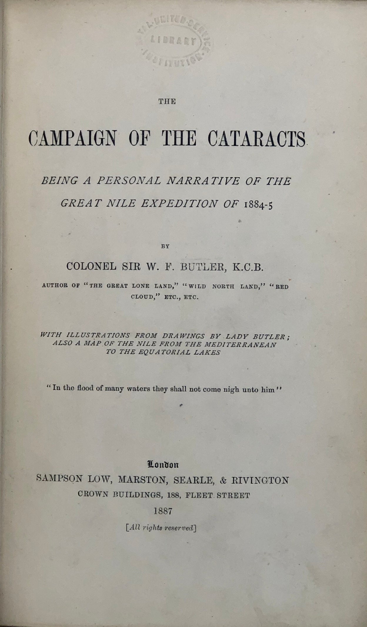 The Campaign of the Cataracts