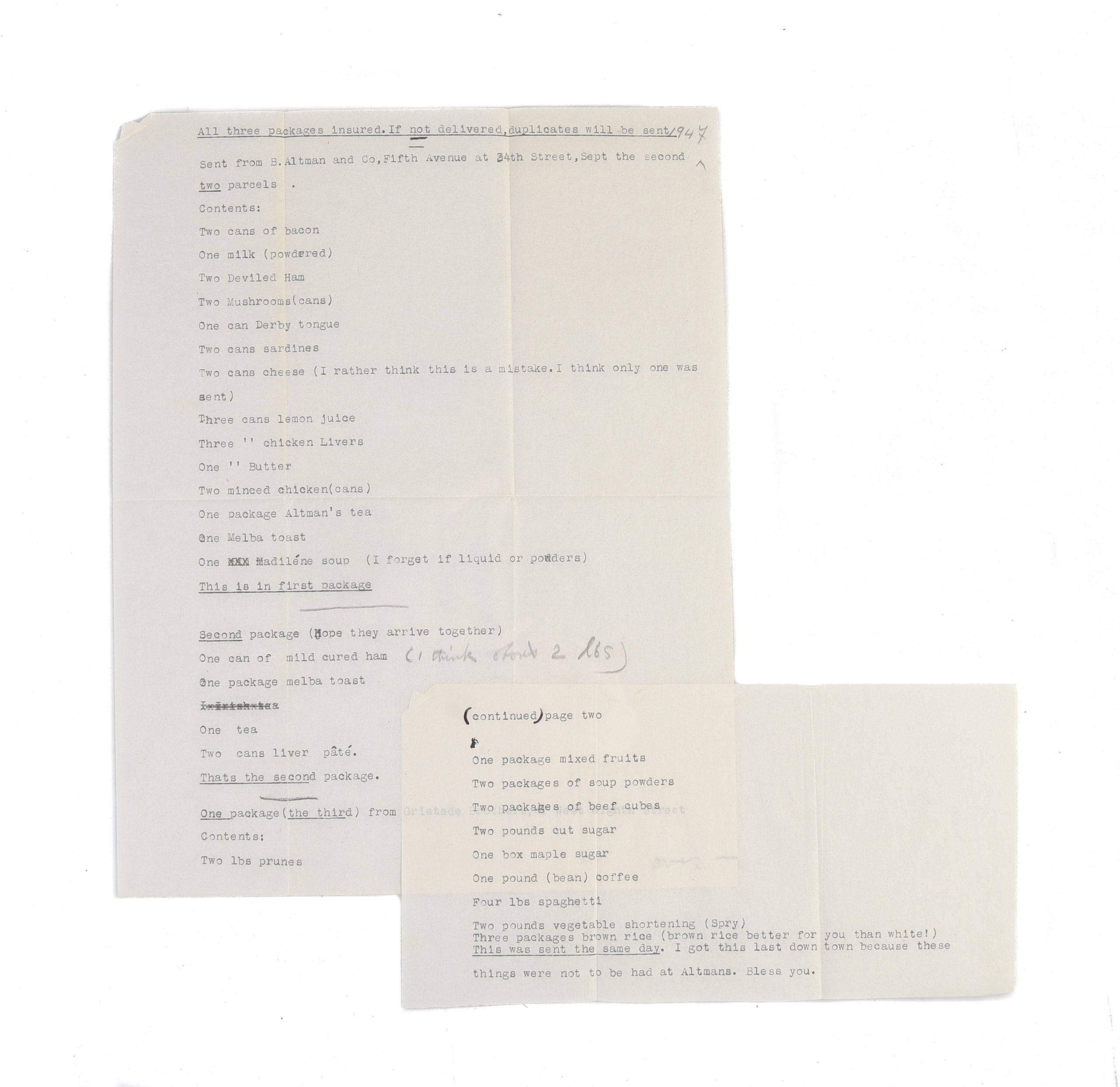 Typed Letter Signed (