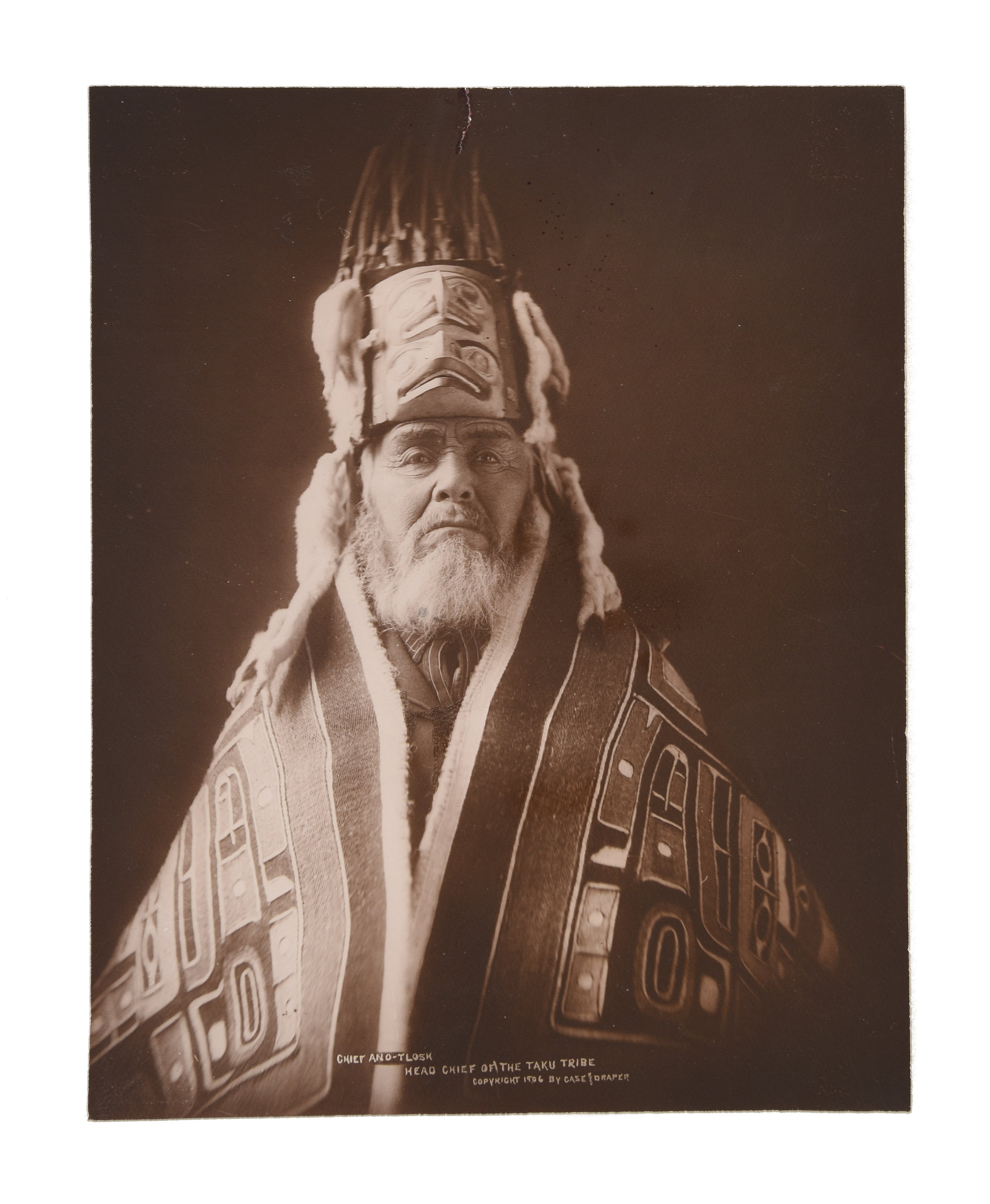 Chief Ano-Tlosh Head Chief of the Taku Tribe [and] Tlinget-Clutchman.