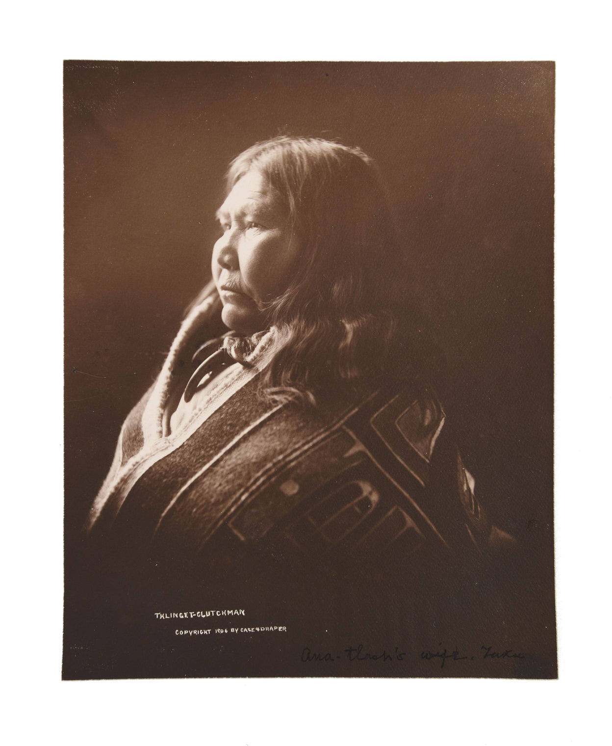 Chief Ano-Tlosh Head Chief of the Taku Tribe [and] Tlinget-Clutchman.