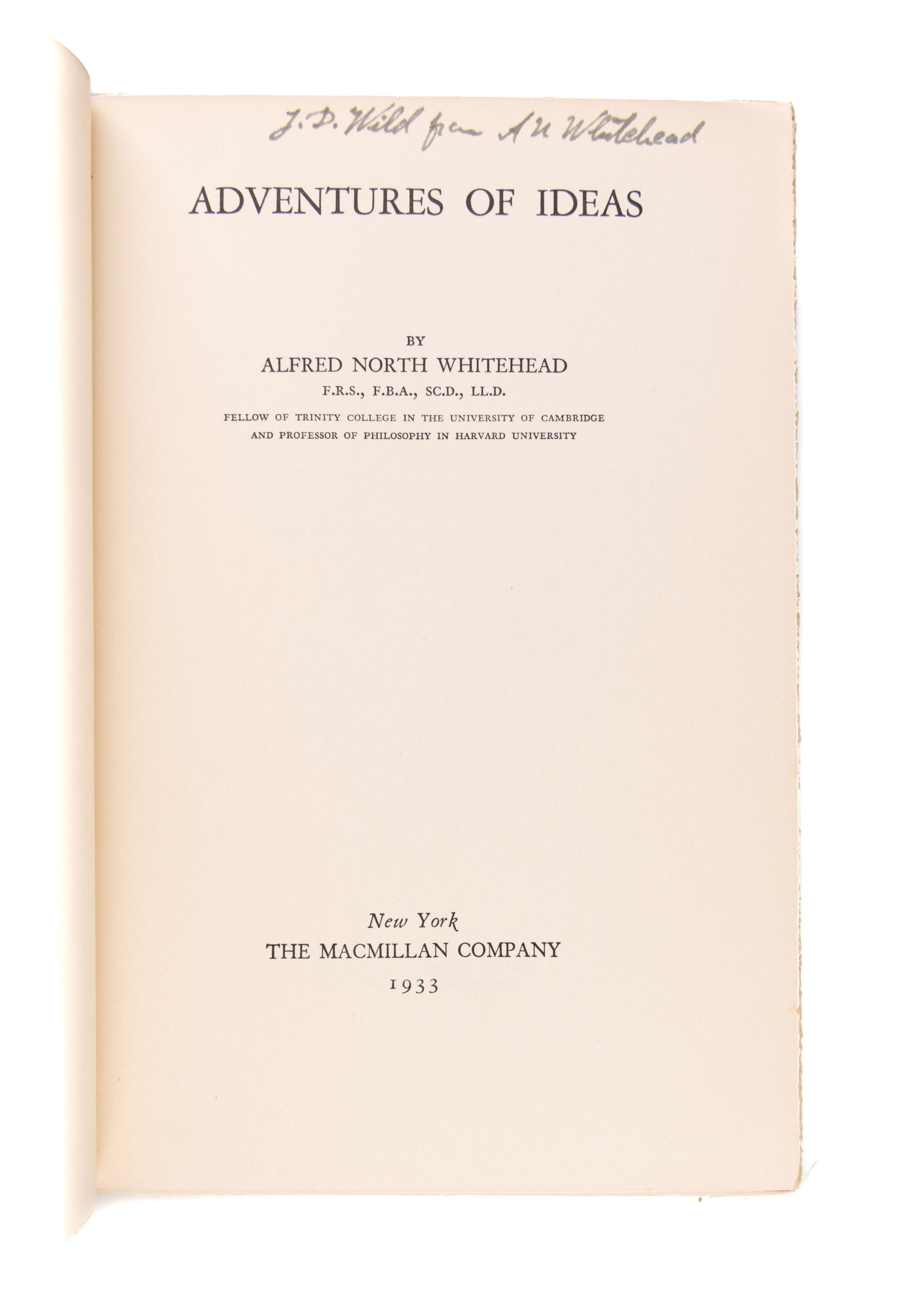 Adventures of Ideas.