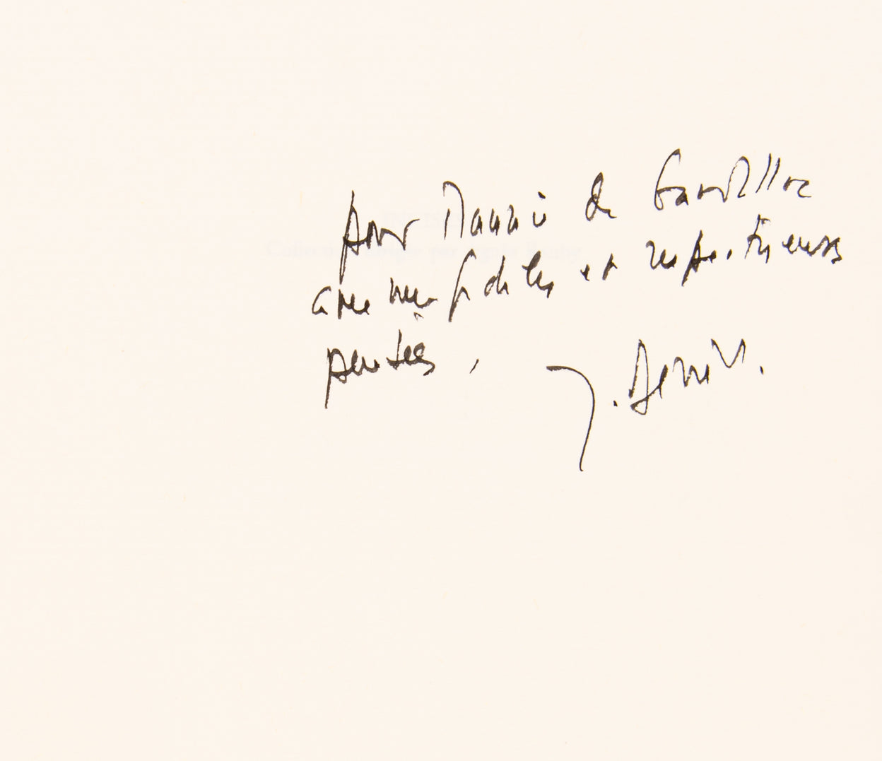 Adieu à Emmanuel Lévinas.