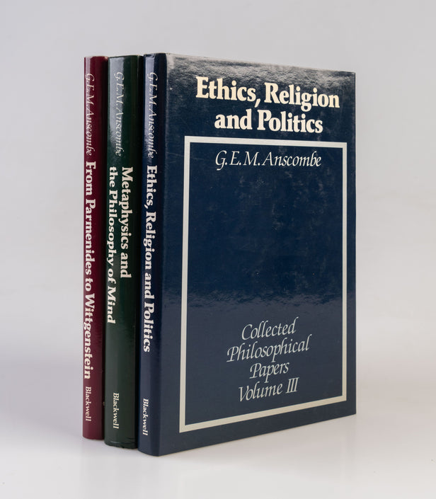 Collected Philosophical Papers. Volume I: From Parmenides to Wittgenstein; Volume II: Metaphysics and the Philosophy of Mind; Volume III: Ethics, Religion and Politics.