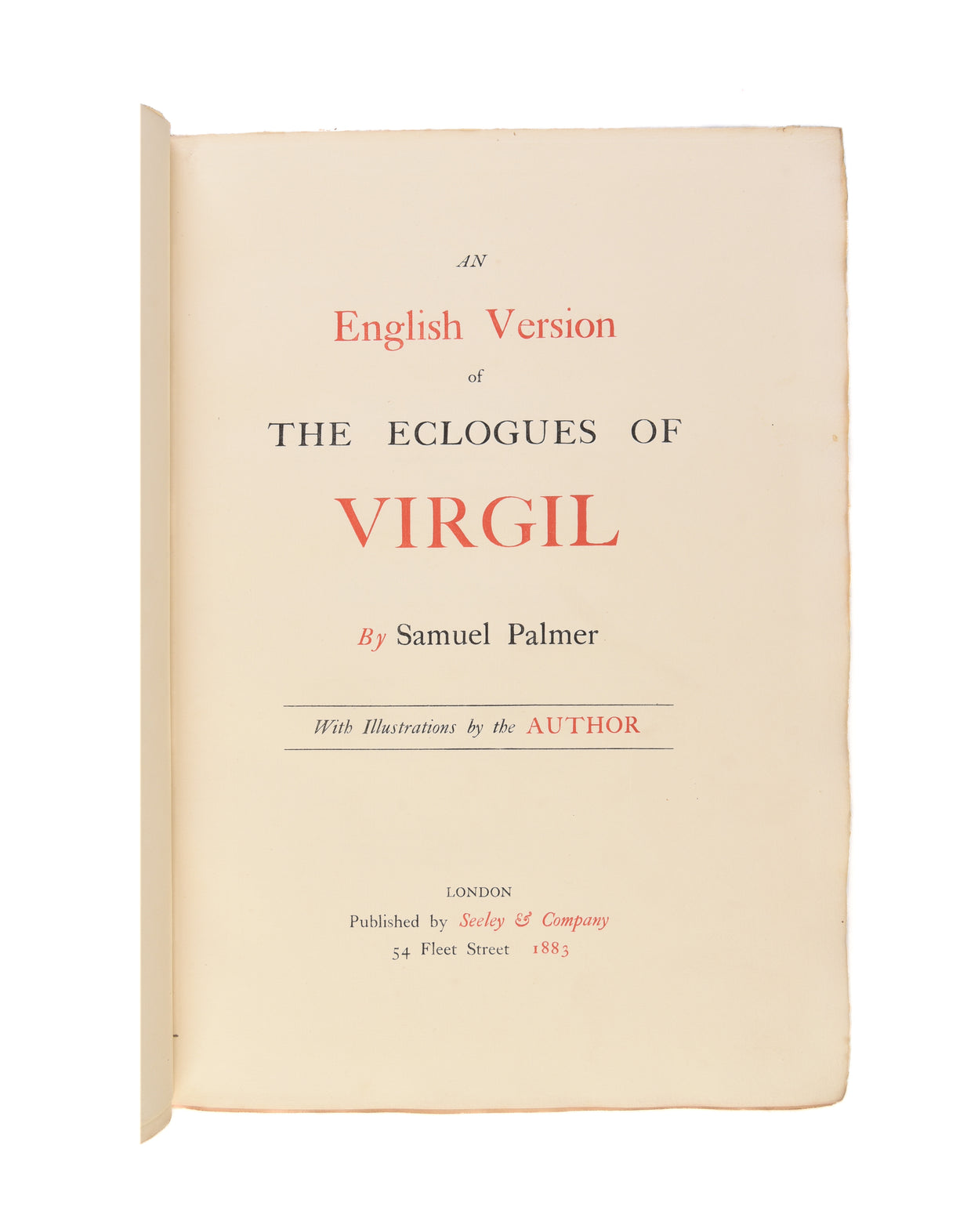 The Eclogues of Virgil.