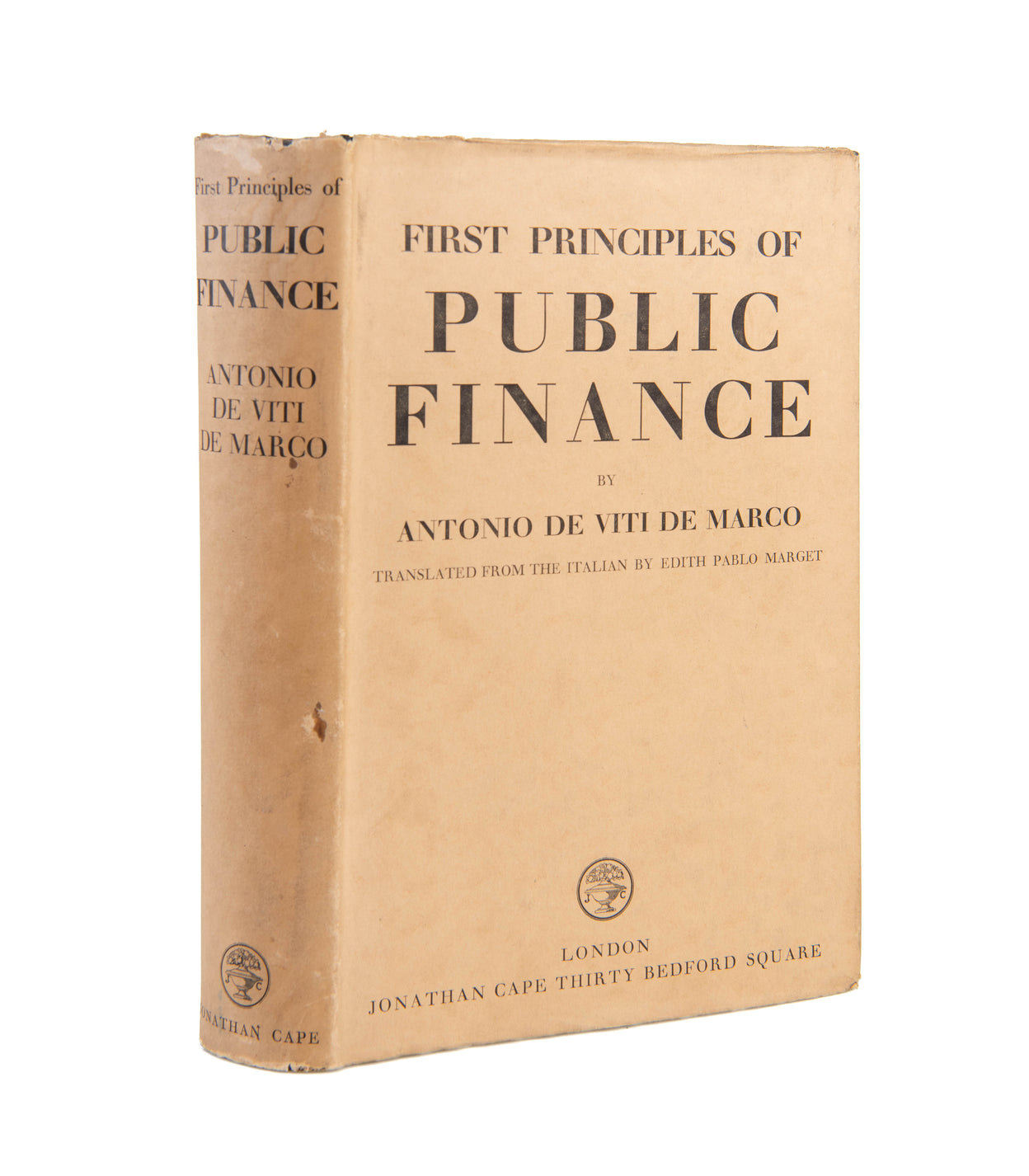 First Principles of Public Finance.