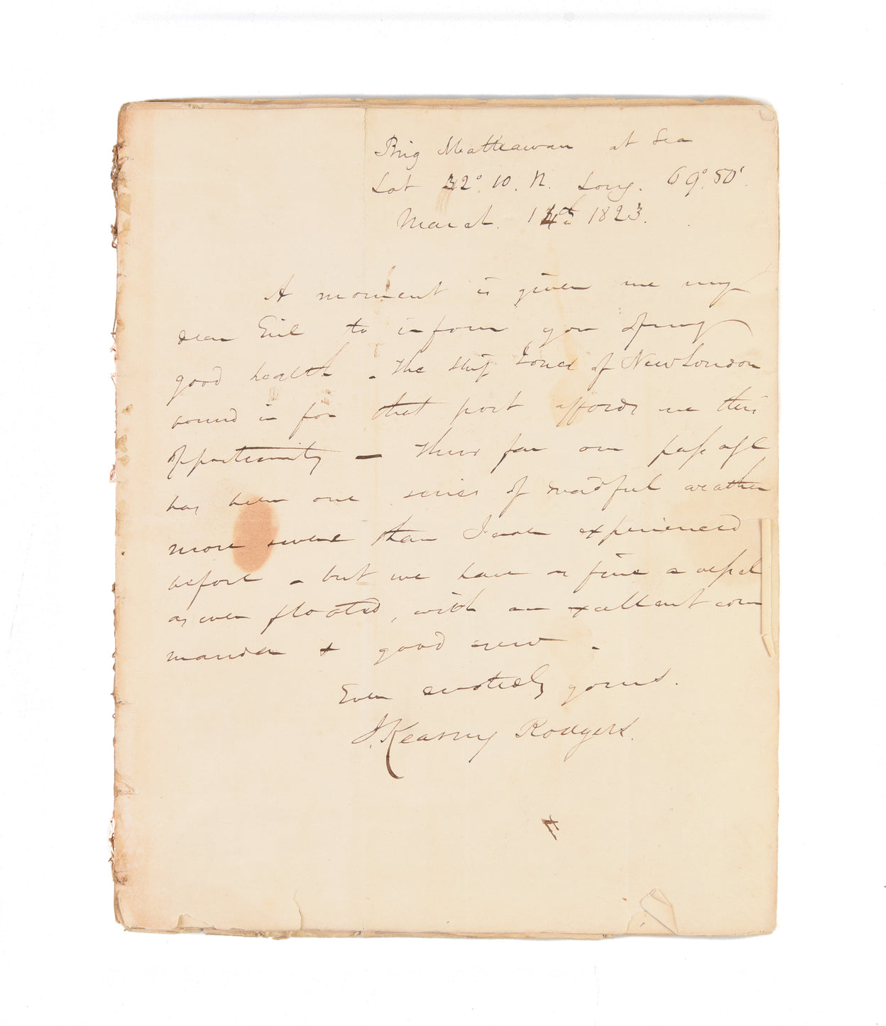 [Archive of twelve letters written to his future wife Mary R. Nicholson.]