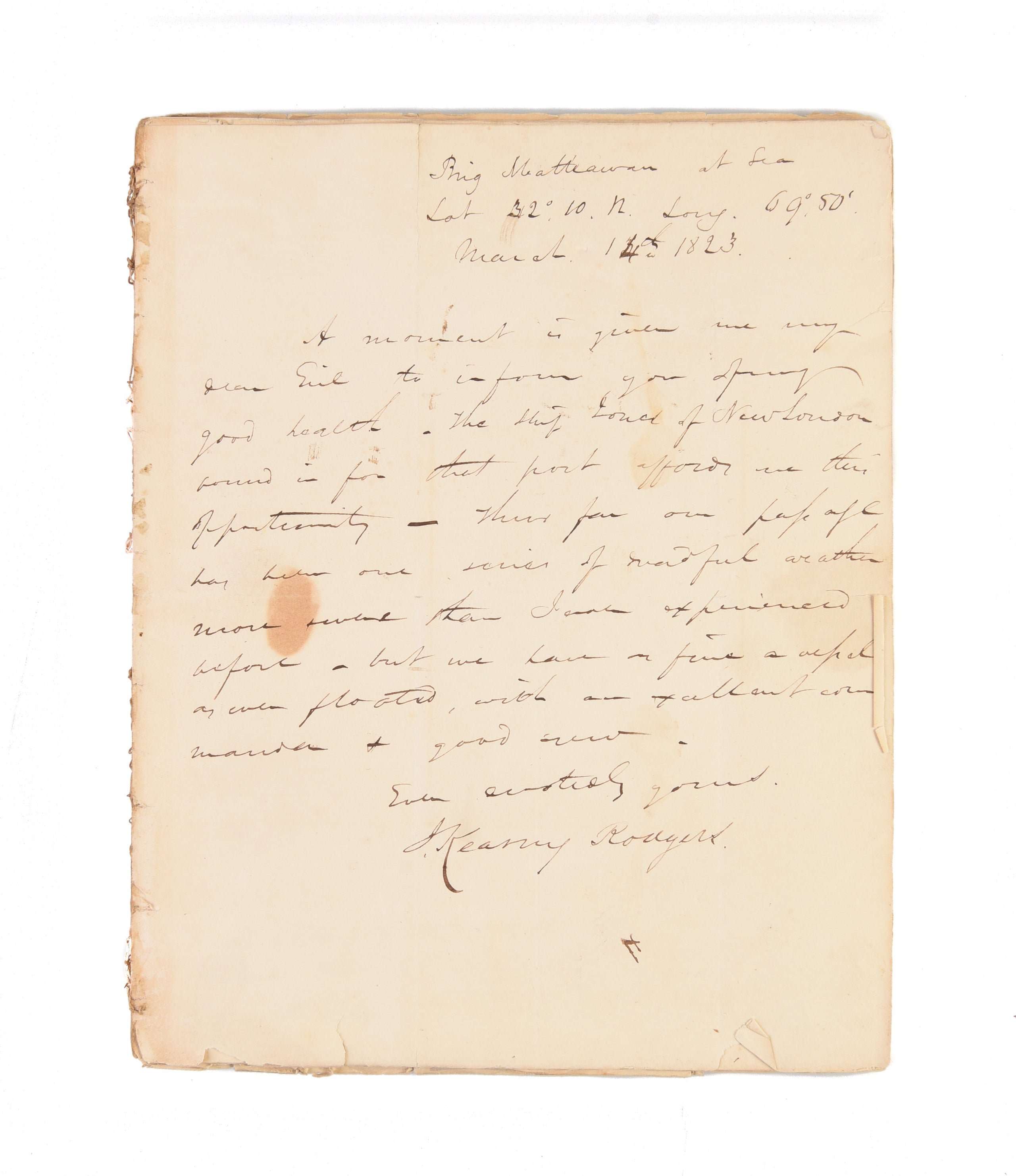 [Archive of twelve letters written to his future wife Mary R. Nicholson.]