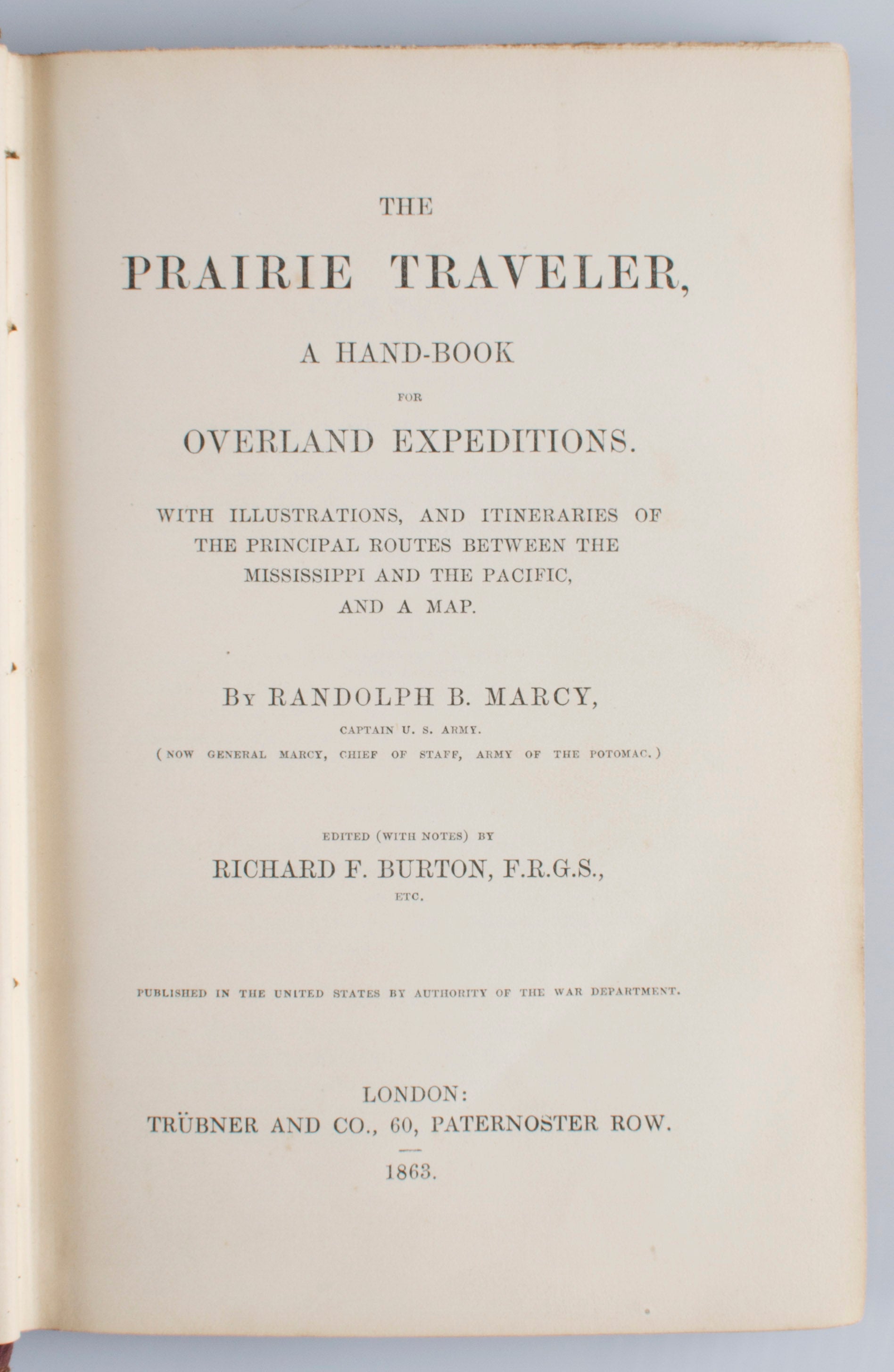 The Prairie Traveller,