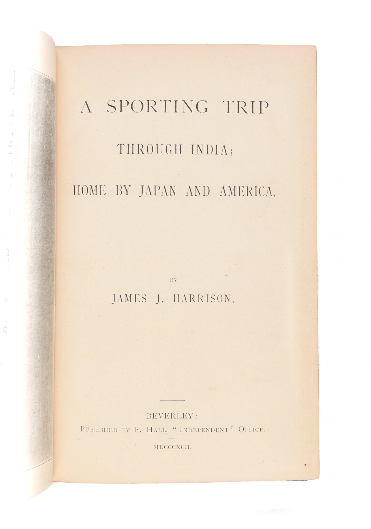 A Sporting Trip through India.