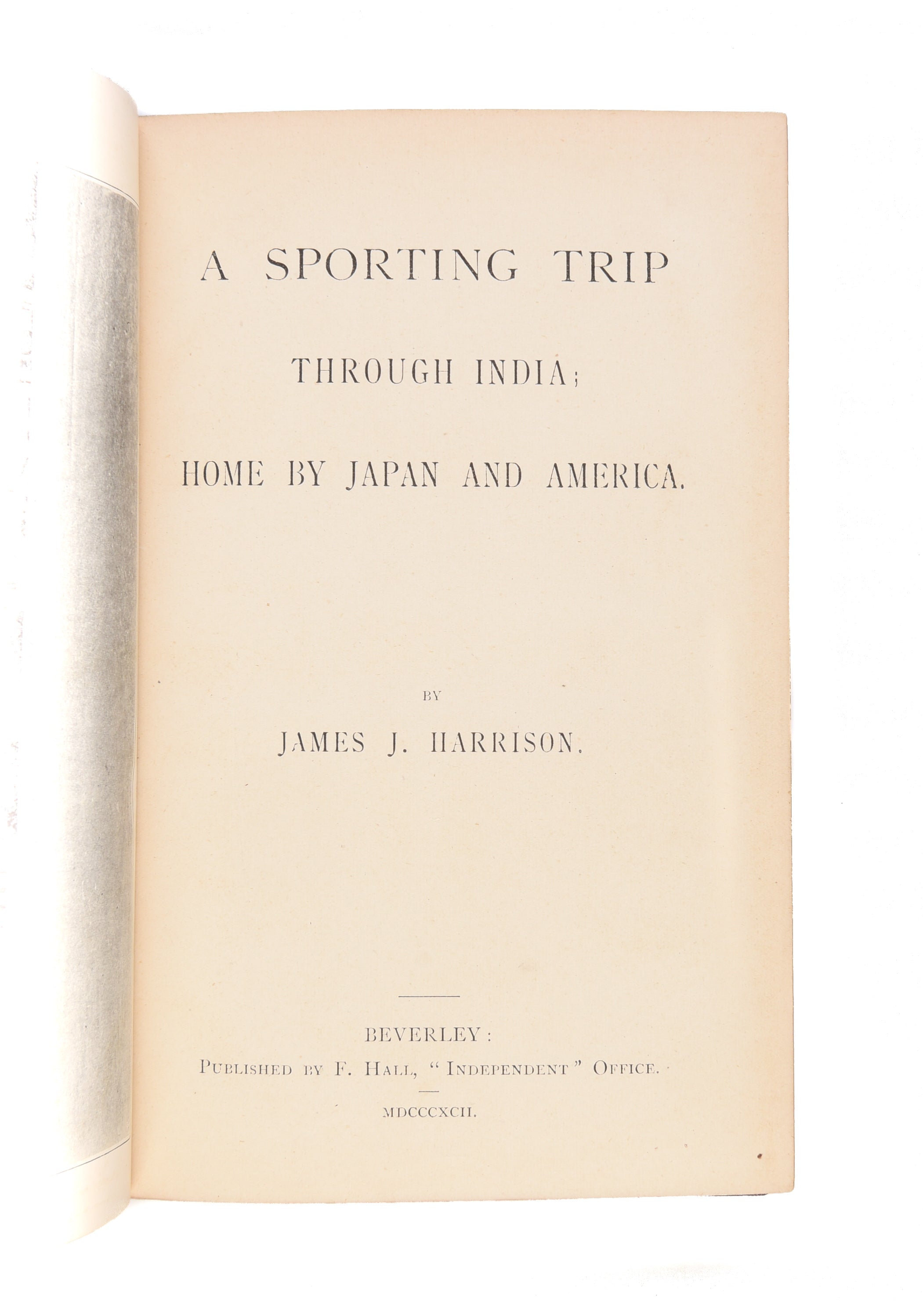 A Sporting Trip through India.