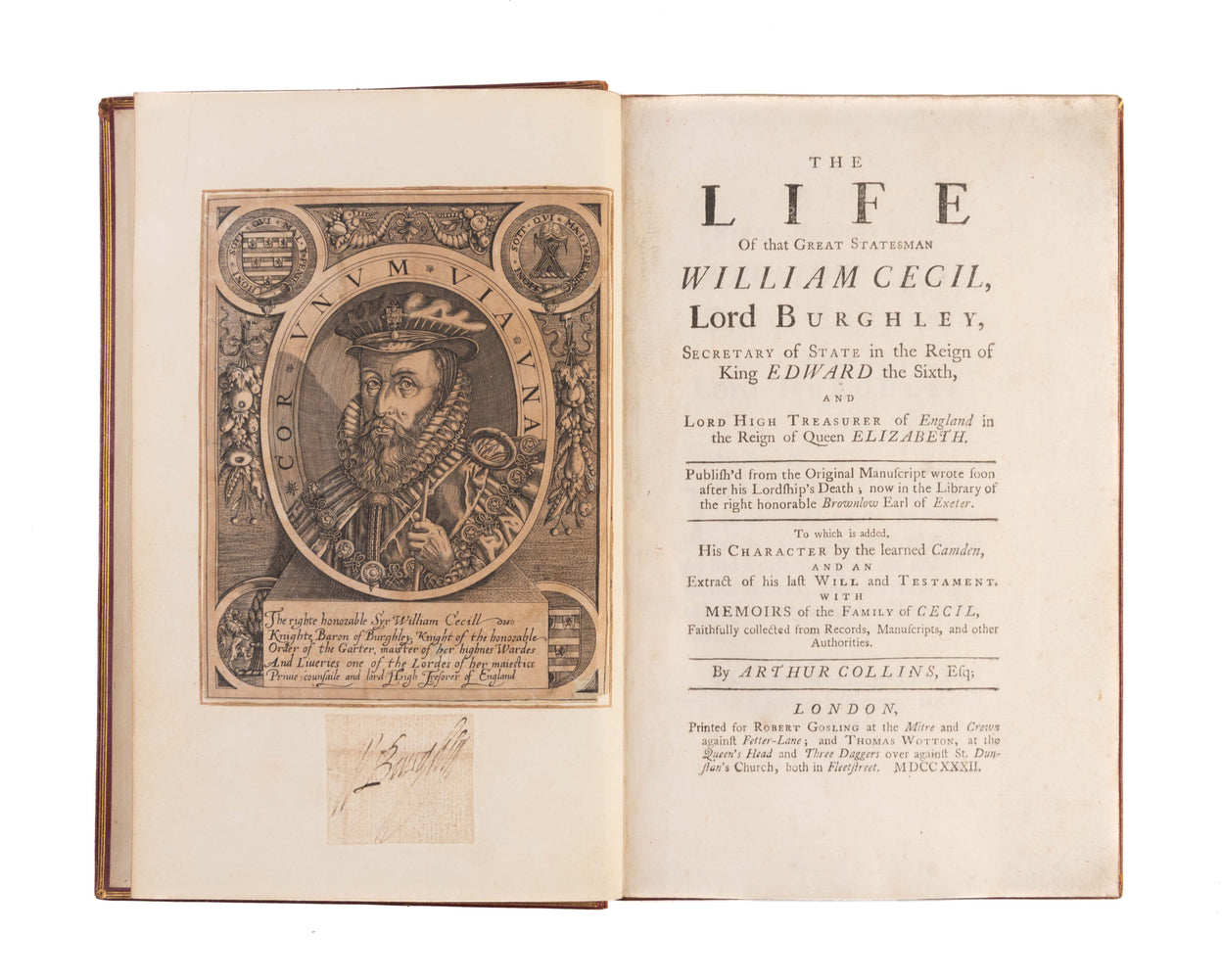 The Life of the Great Statesman William Cecil, Lord Burghley,