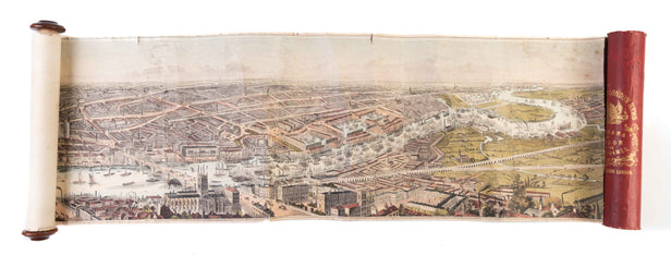 Panorama of London and the River Thames.