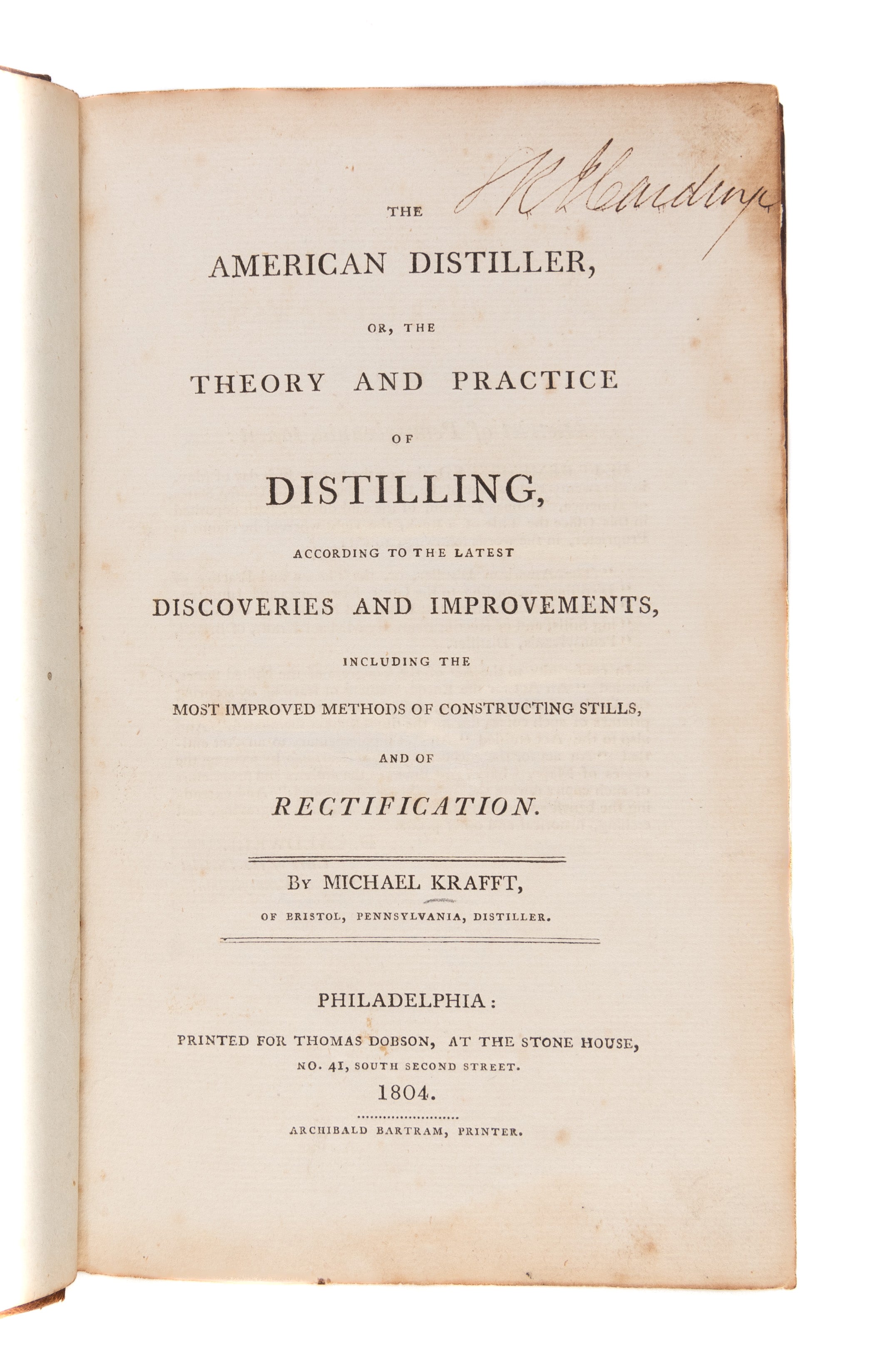 The American Distiller,