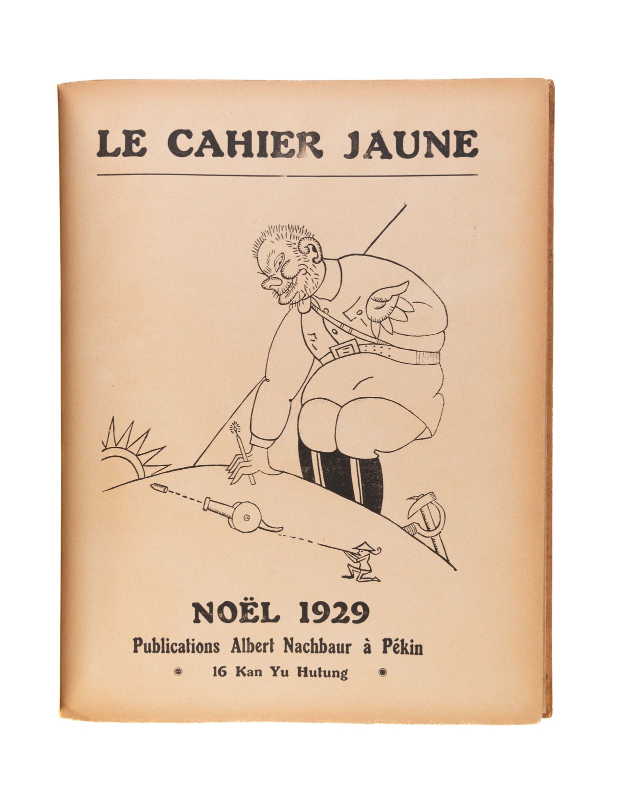 Le Cahier Jaune. Noel 1929. [The Yellow Notebook - Christmas 1929].