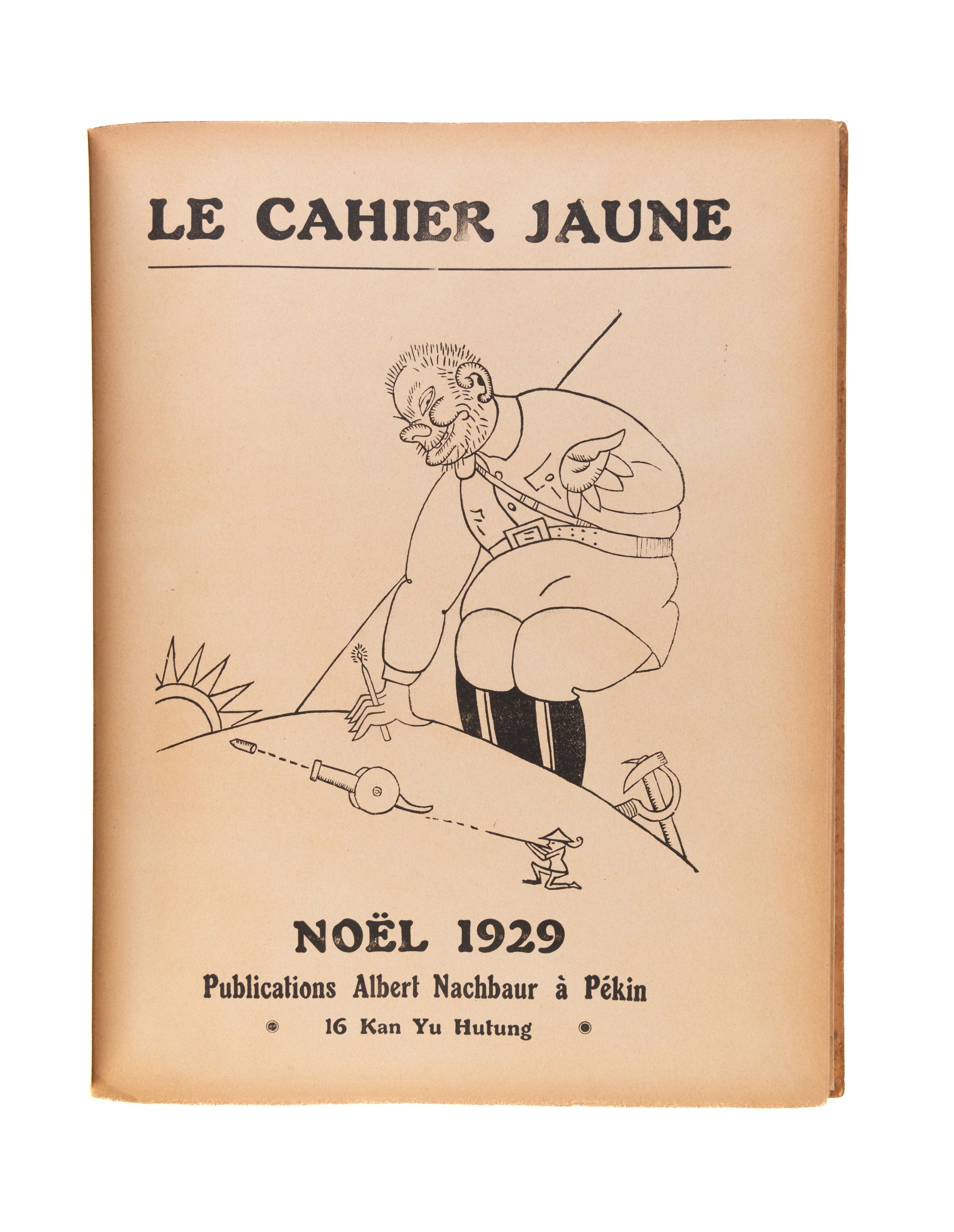 Le Cahier Jaune. Noel 1929. [The Yellow Notebook - Christmas 1929].