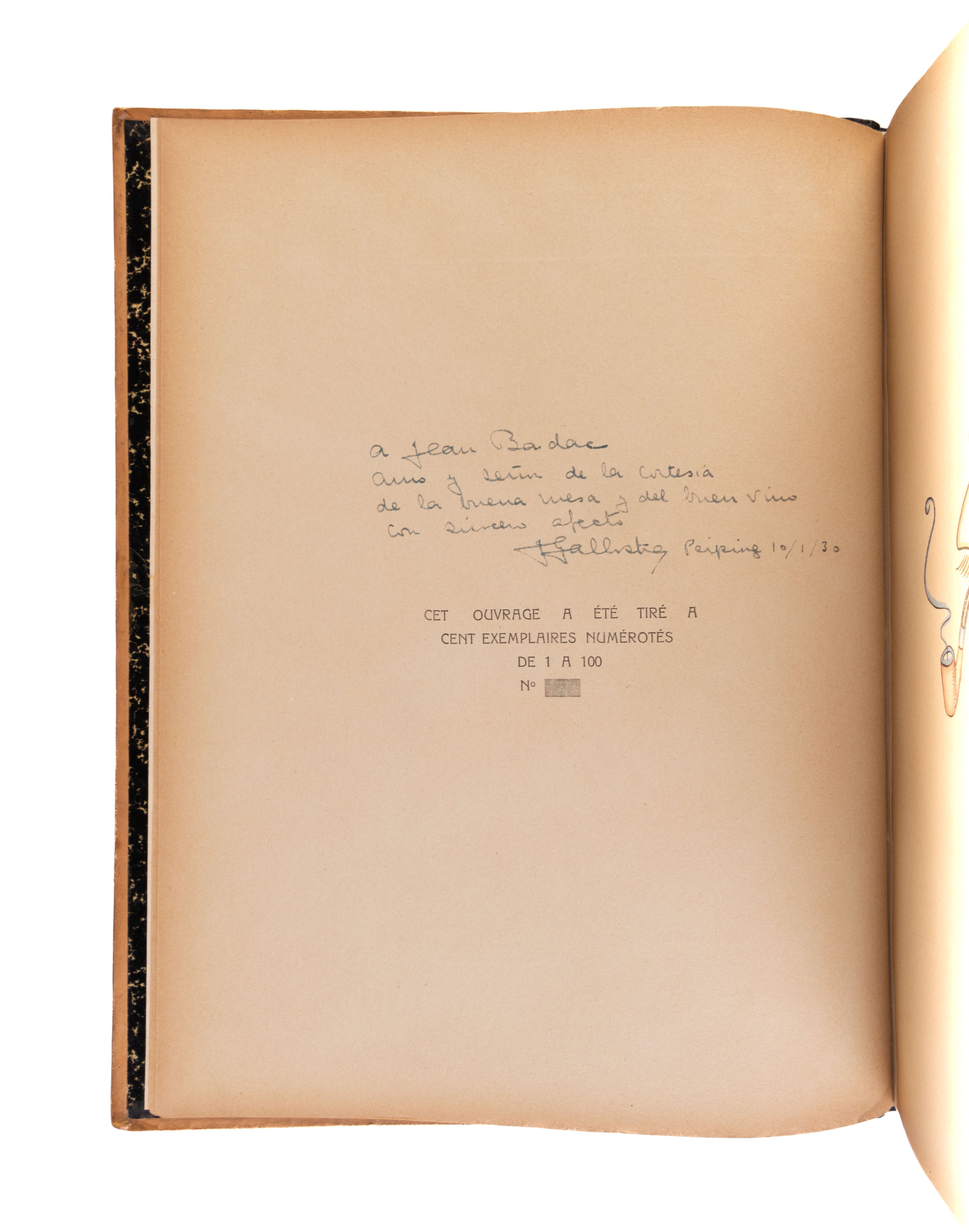 Le Cahier Jaune. Noel 1929. [The Yellow Notebook - Christmas 1929].
