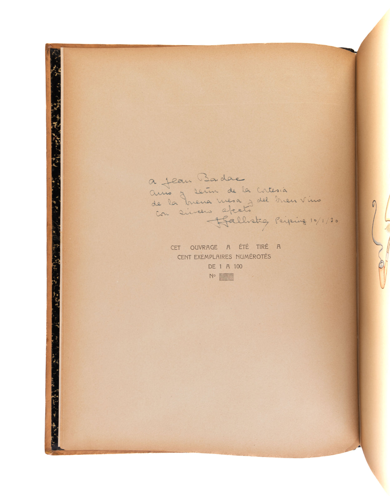 Le Cahier Jaune. Noel 1929. [The Yellow Notebook - Christmas 1929].