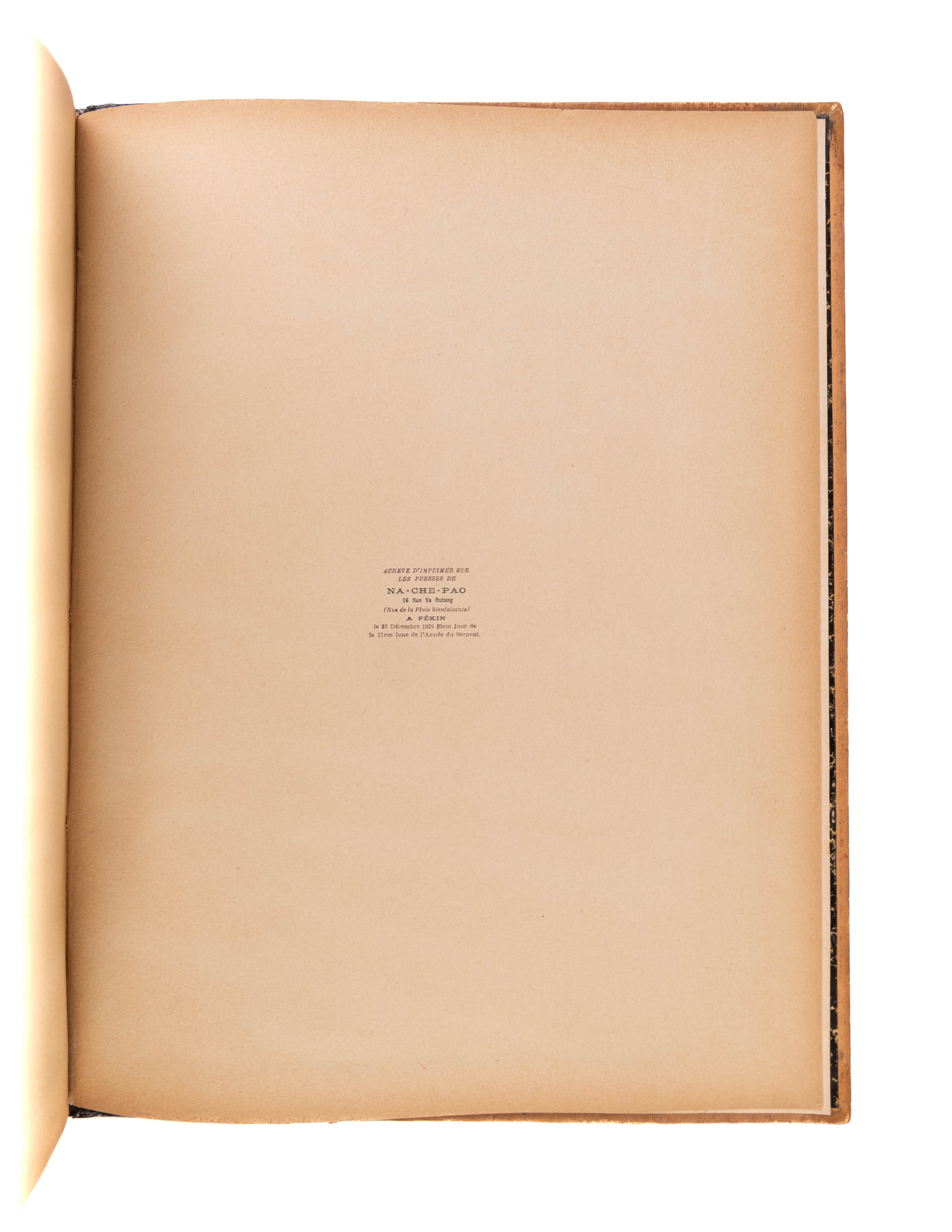 Le Cahier Jaune. Noel 1929. [The Yellow Notebook - Christmas 1929].