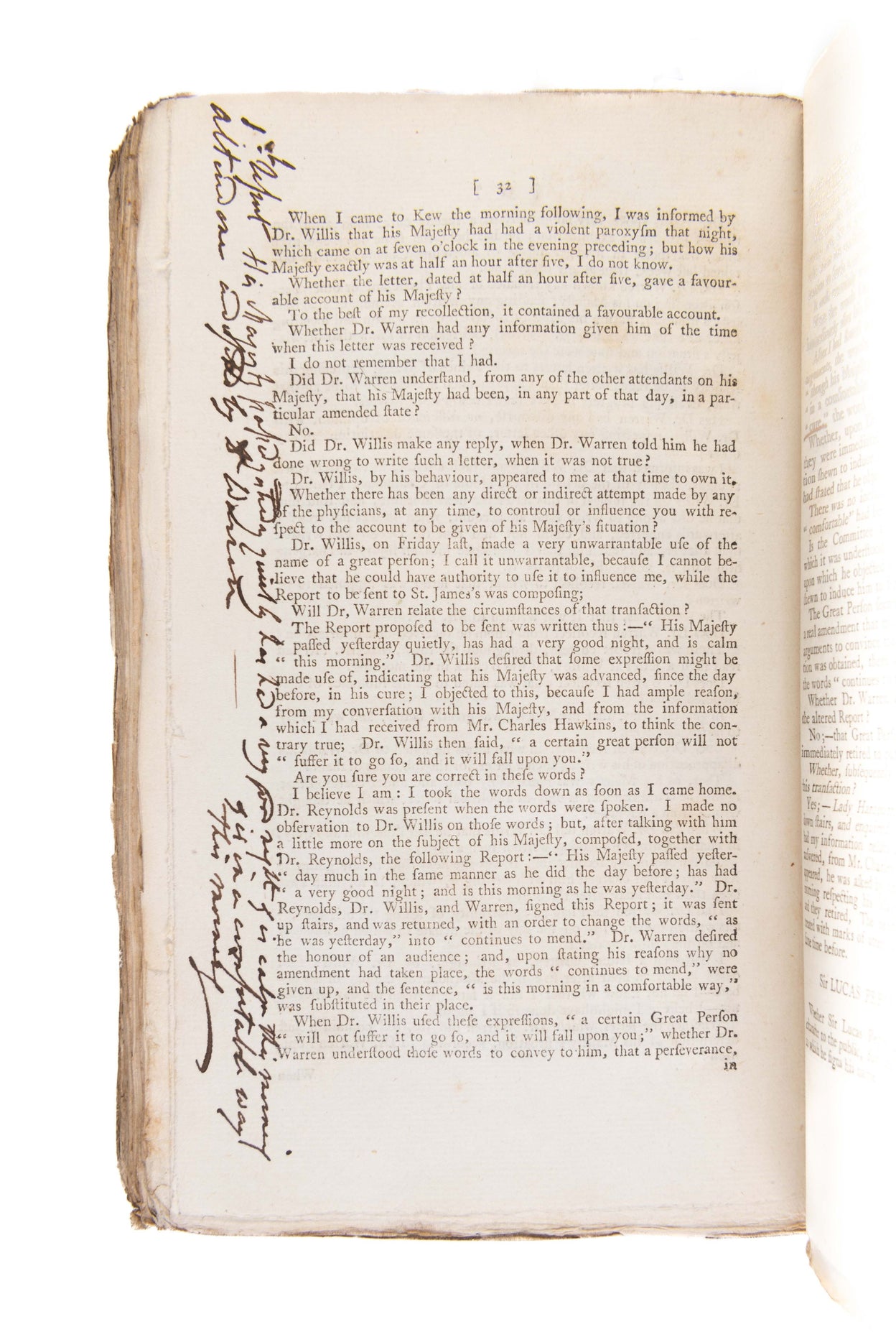 An Impartial Report of all the Proceedings in Parliament, on the late important subject of a Regency.