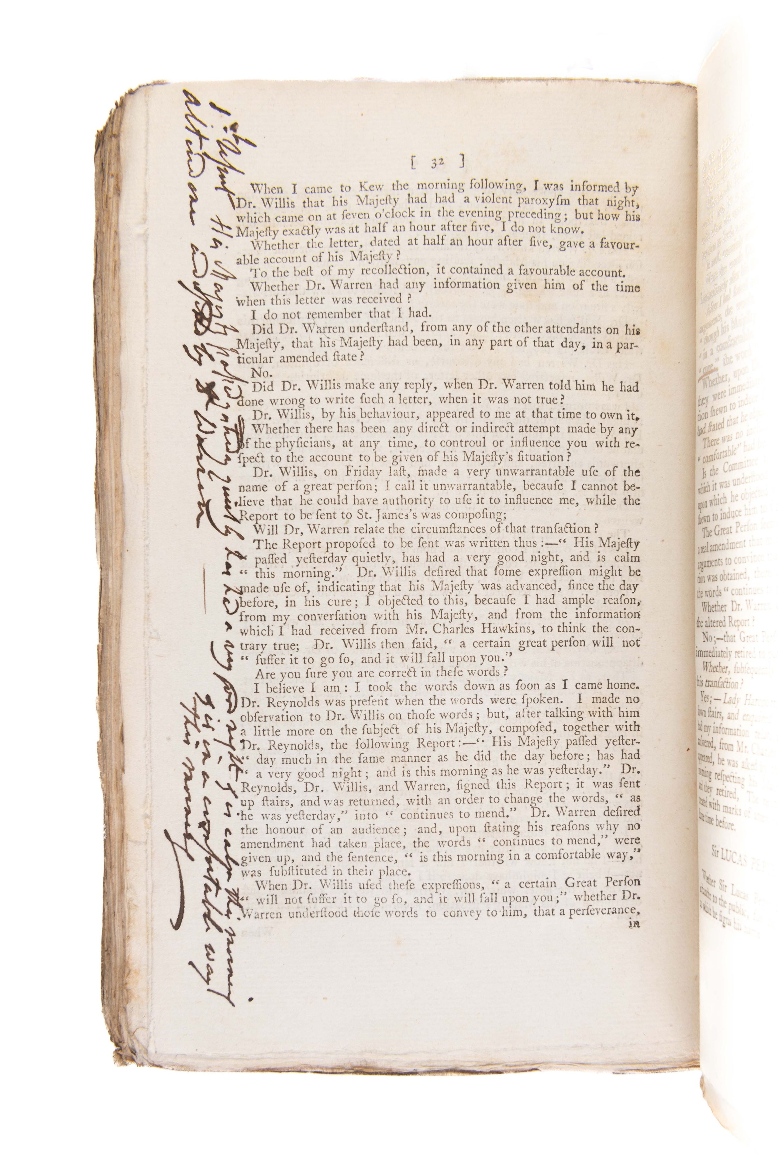 An Impartial Report of all the Proceedings in Parliament, on the late important subject of a Regency.