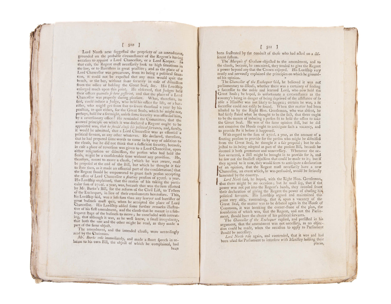 An Impartial Report of all the Proceedings in Parliament, on the late important subject of a Regency.