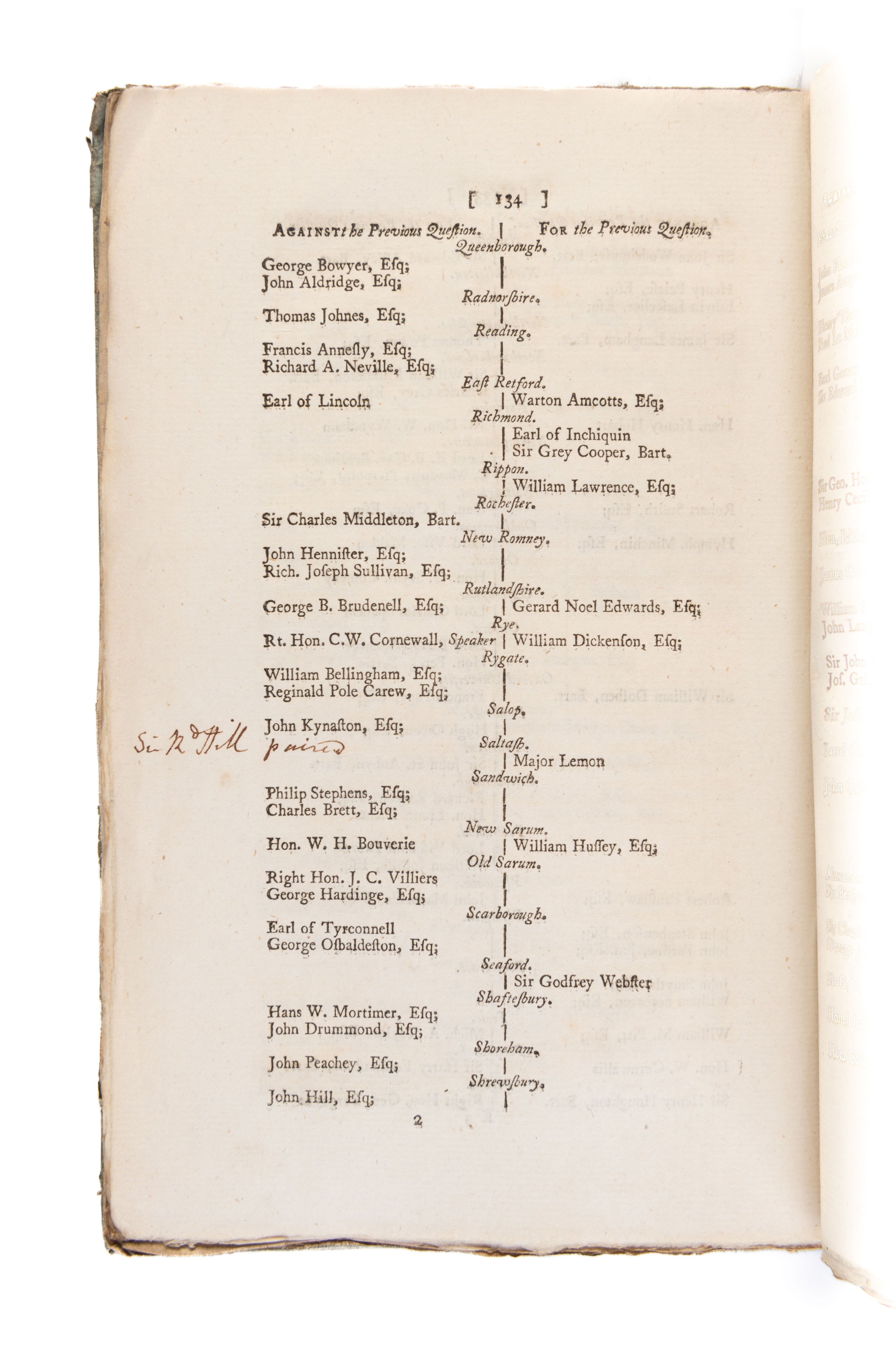 An Impartial Report of all the Proceedings in Parliament, on the late important subject of a Regency.
