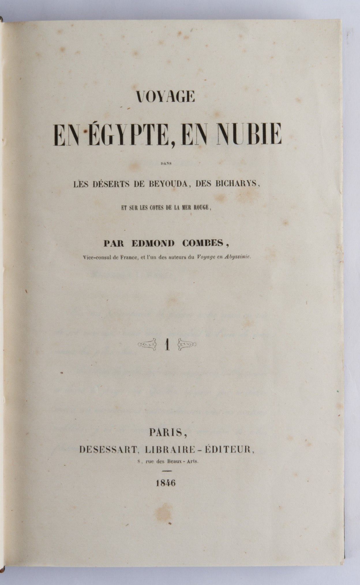 Voyage en Égypte, en Nubie