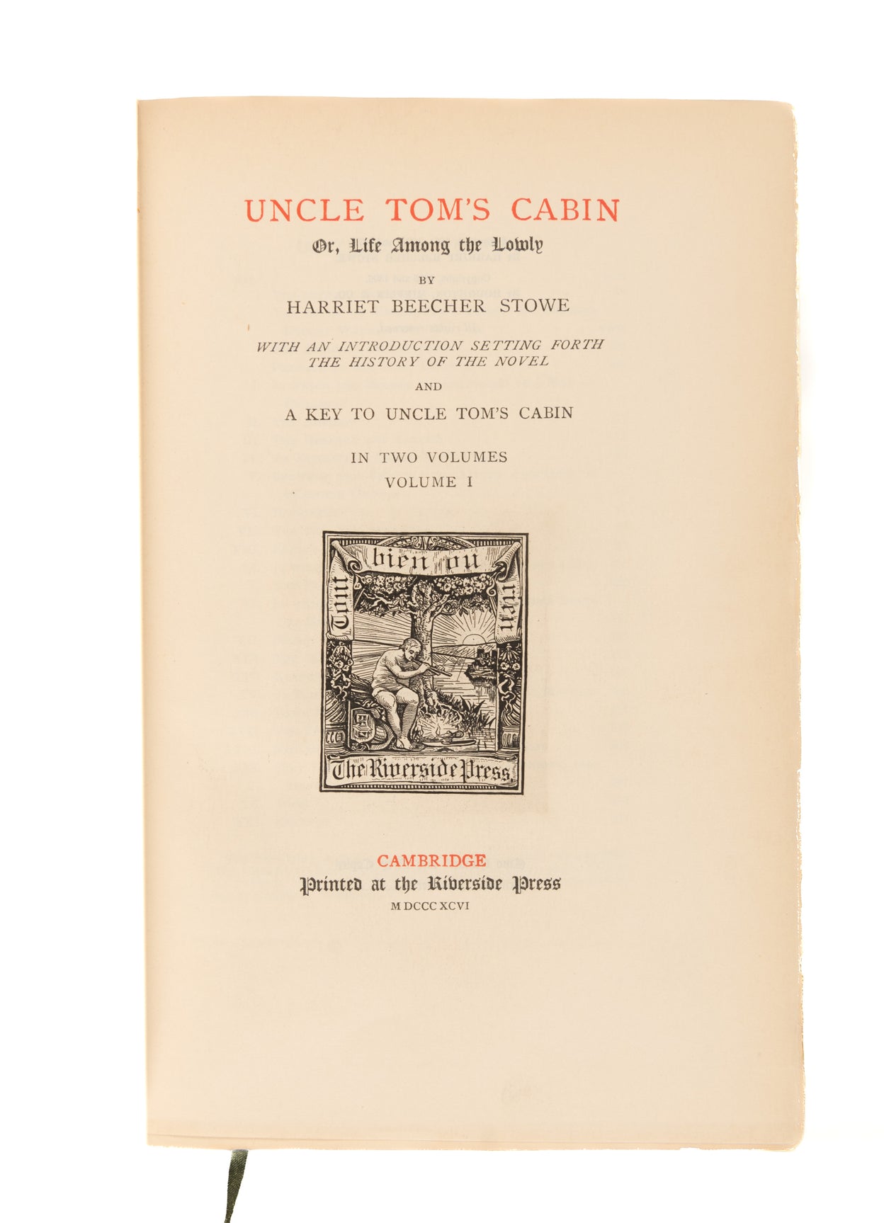 The Writings of Harriet Beecher Stowe.